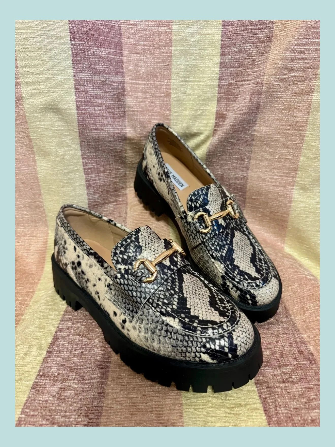 Mocasines animal print de Steve Madden número 40 🍀