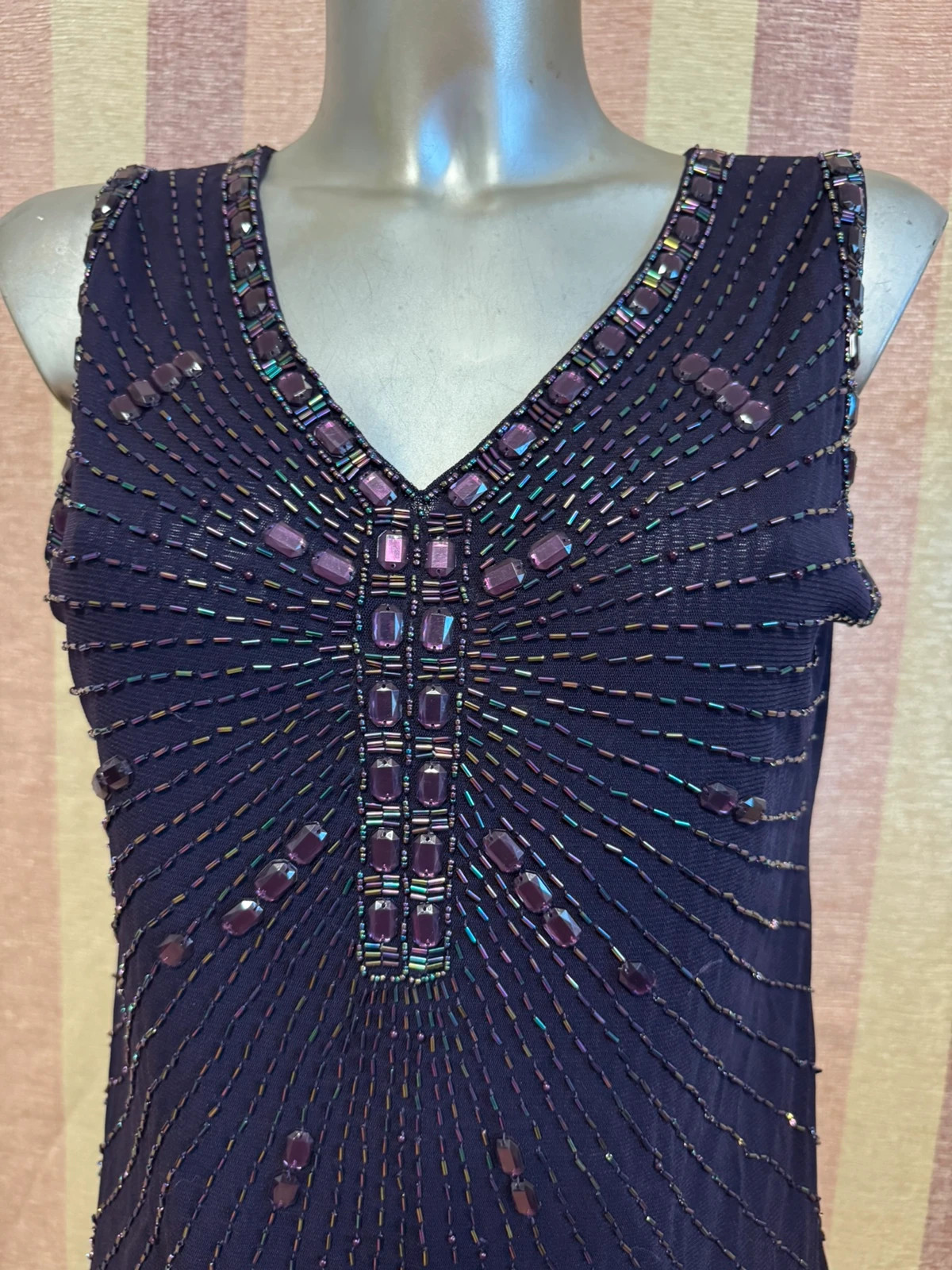 Blusa con brillos de Cristina Garcia talla 48 , tela elástica 🍀 – Cristina Garcia – taille 4XL / 48 / 20 3