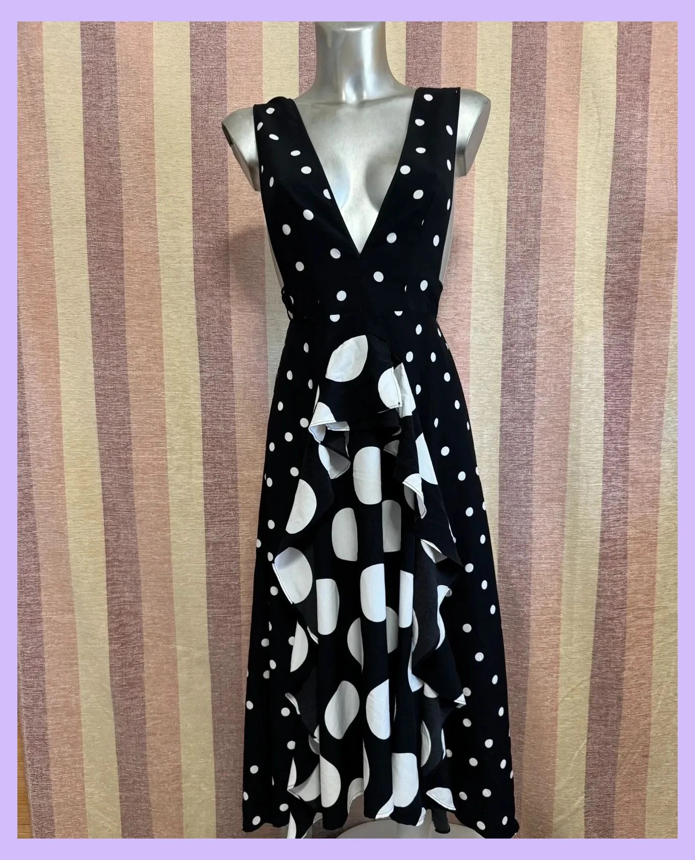 Vestido marca Topshop talla 34, estampado lunares 🍀