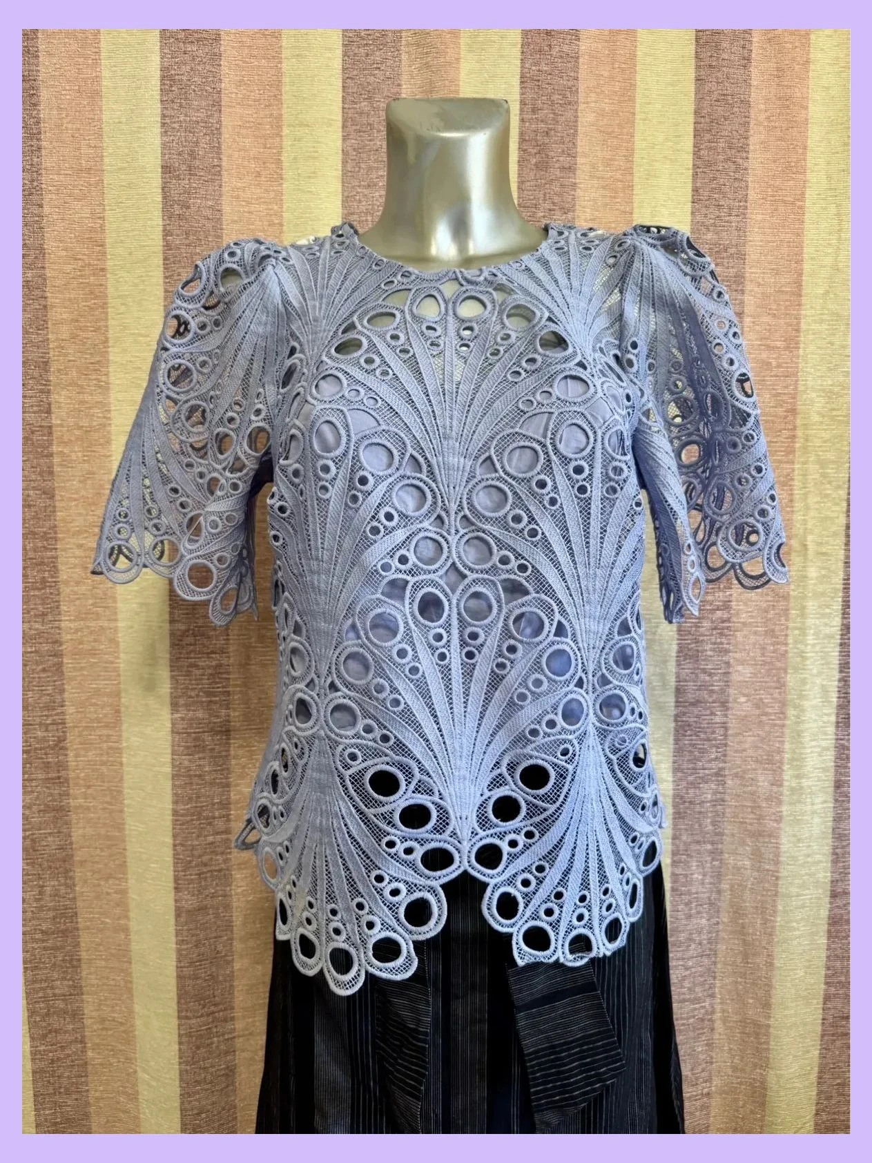 Blusa encaje marca Rouge Vila talla 36 🍀