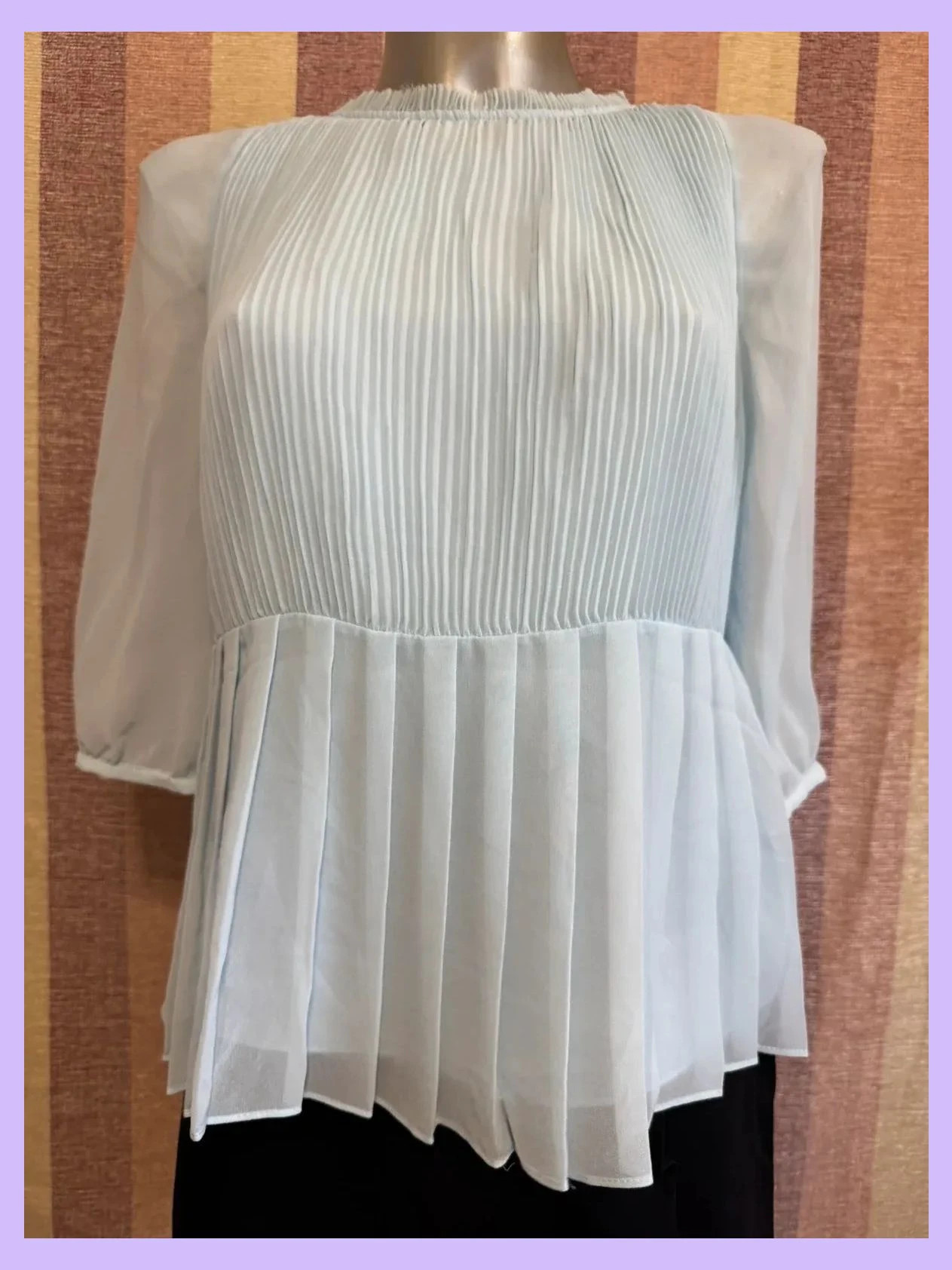 Blusa tela gasa plisada de ted baker , talla S 🍀 – Ted Baker – taille S / 36 / 8 2