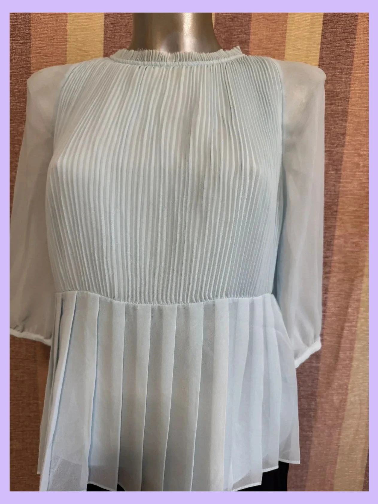 Blusa tela gasa plisada de ted baker , talla S 🍀 – Ted Baker – taille S / 36 / 8 3
