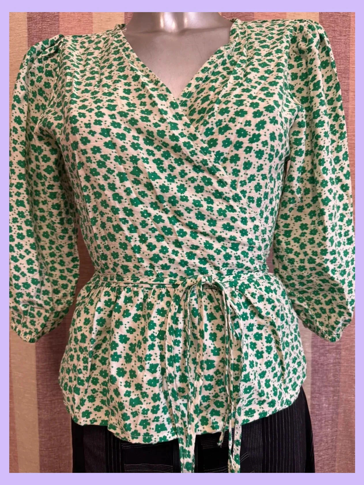 Blusa cruzada marca lollys laundry talla S 🍀 – Lollys Laundry – taille S / 36 / 8 2