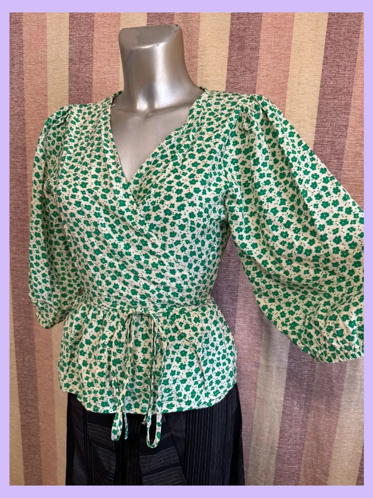 Blusa cruzada marca lollys laundry talla S 🍀 – Lollys Laundry – taille S / 36 / 8 4