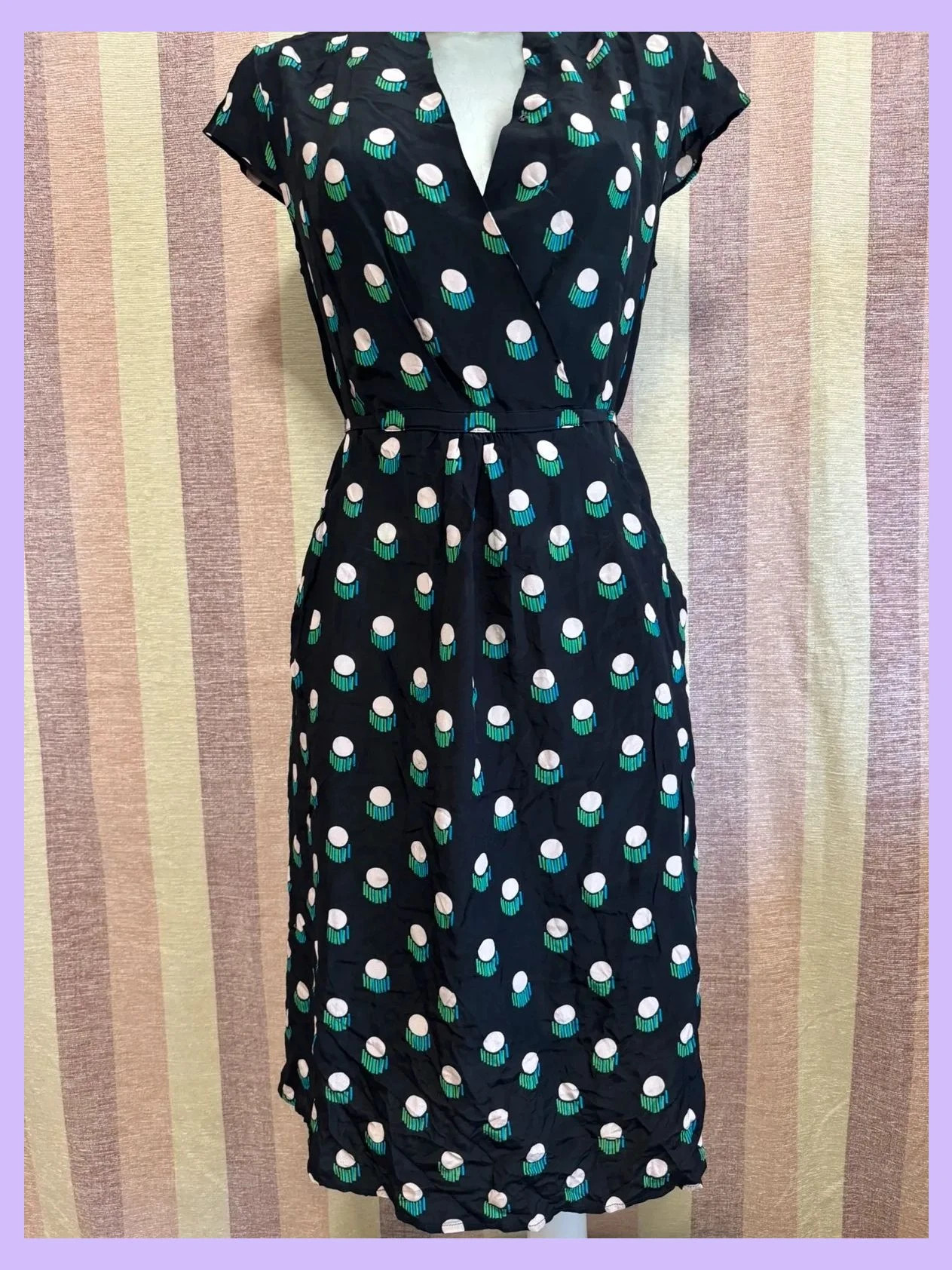 Vestido verano 100% seda marca xhange , talla XL 🍀 – Xhange – taille XL / 42 / 14 2