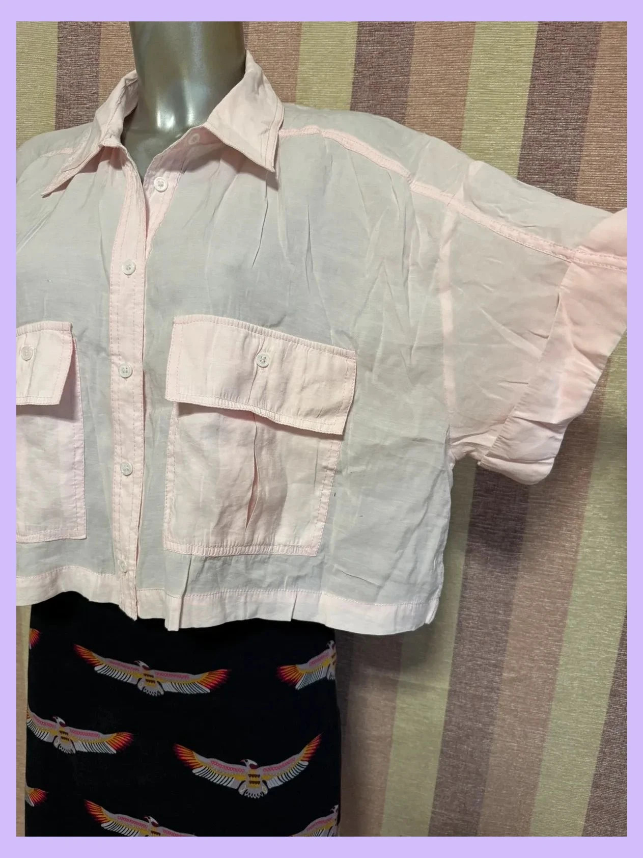 Blusa crop oversize de Zara , talla L 🍀 – Zara – taille L / 40 / 12 3