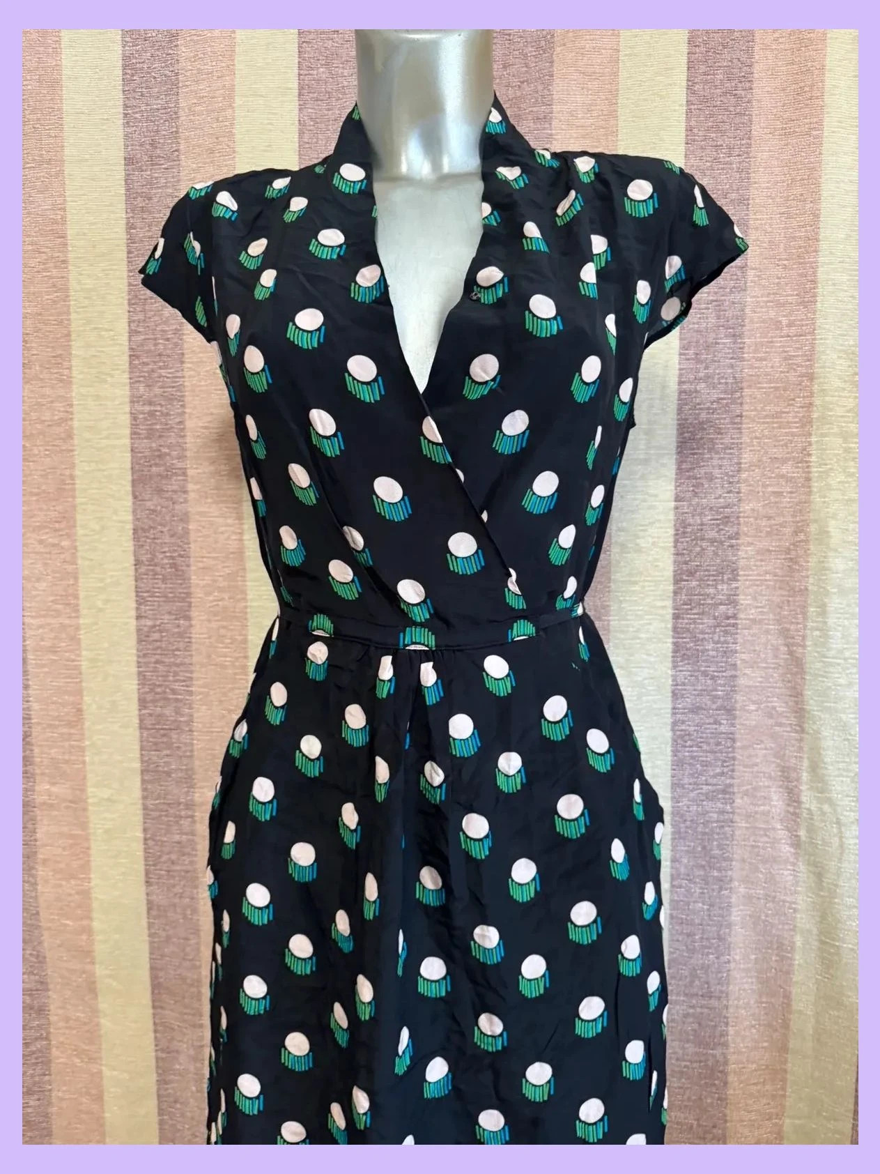 Vestido verano 100% seda marca xhange , talla XL 🍀 – Xhange – taille XL / 42 / 14 3