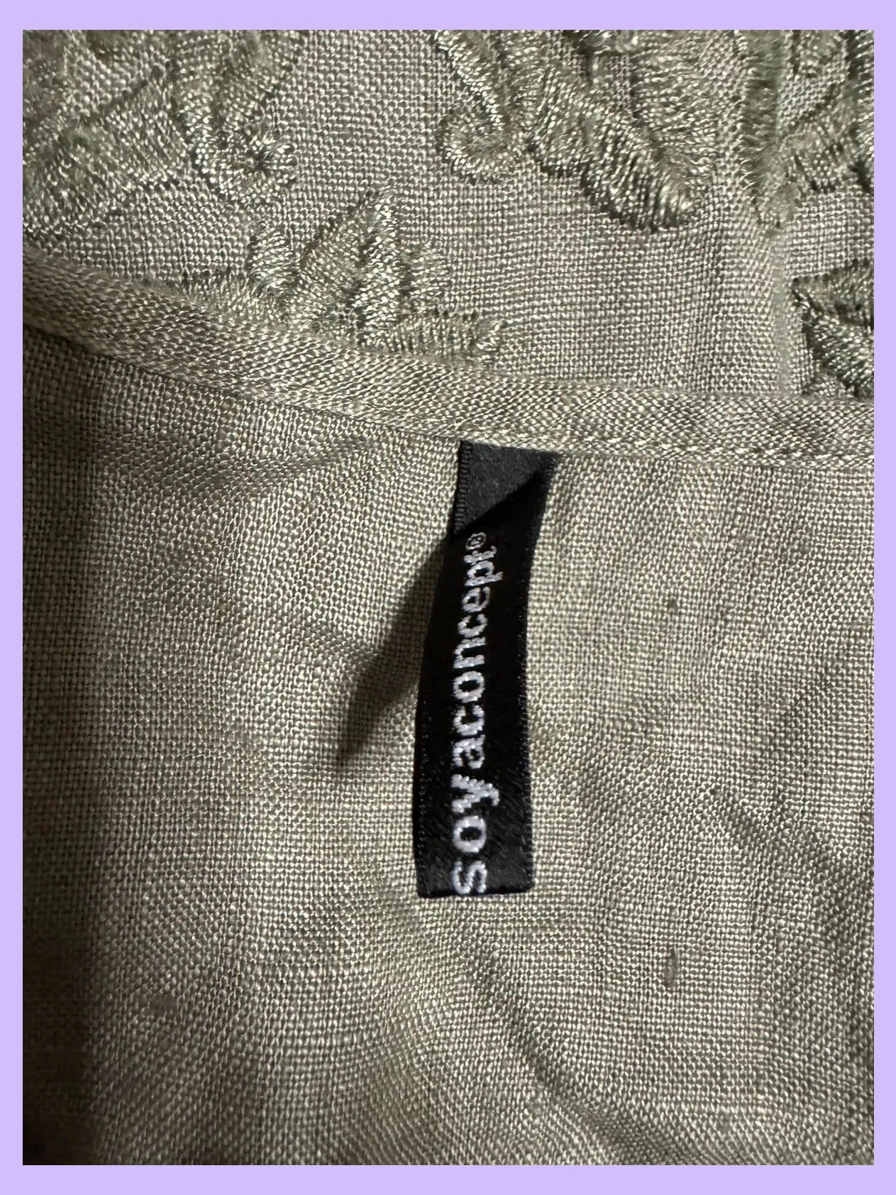 Vestido mini 100% Lino de soyacinsept talla L 🍀 – Soyaconcept – taille L / 40 / 12 5