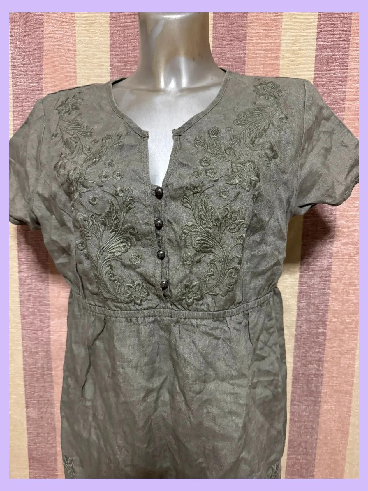 Vestido mini 100% Lino de soyacinsept talla L 🍀 – Soyaconcept – taille L / 40 / 12 3