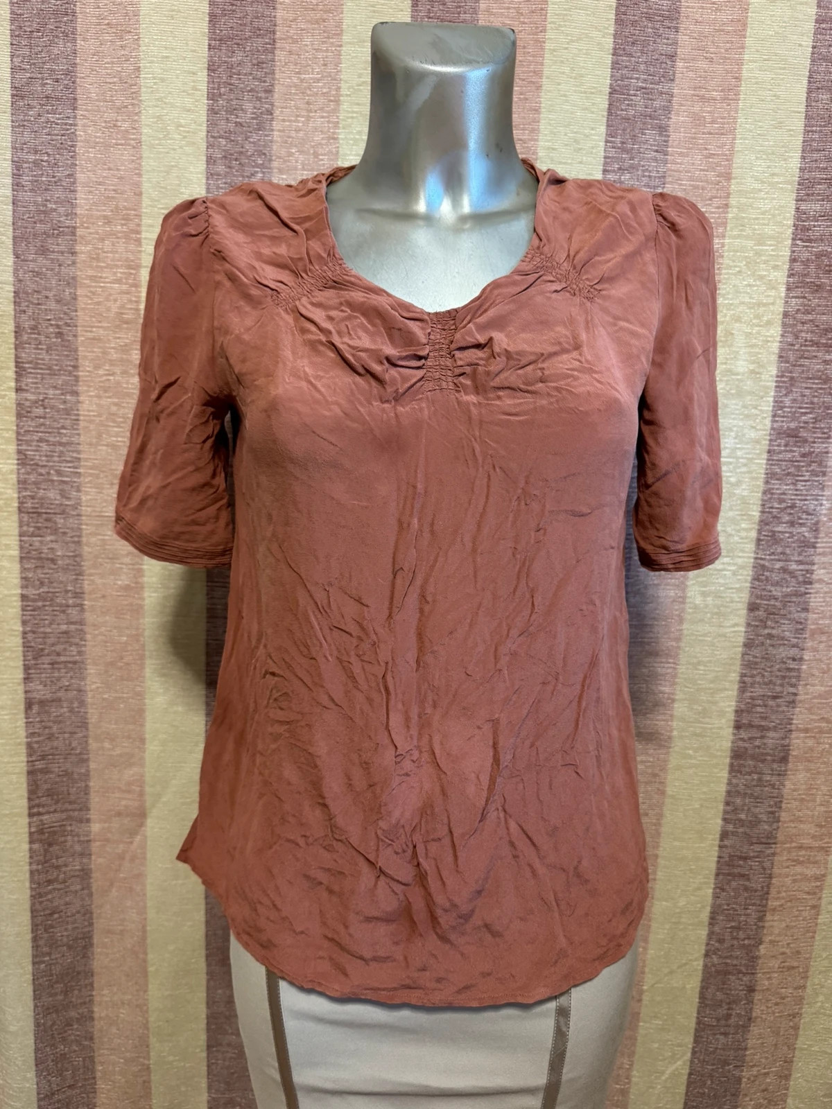 Blusa seda de bimba y Lola talla M 🍀
