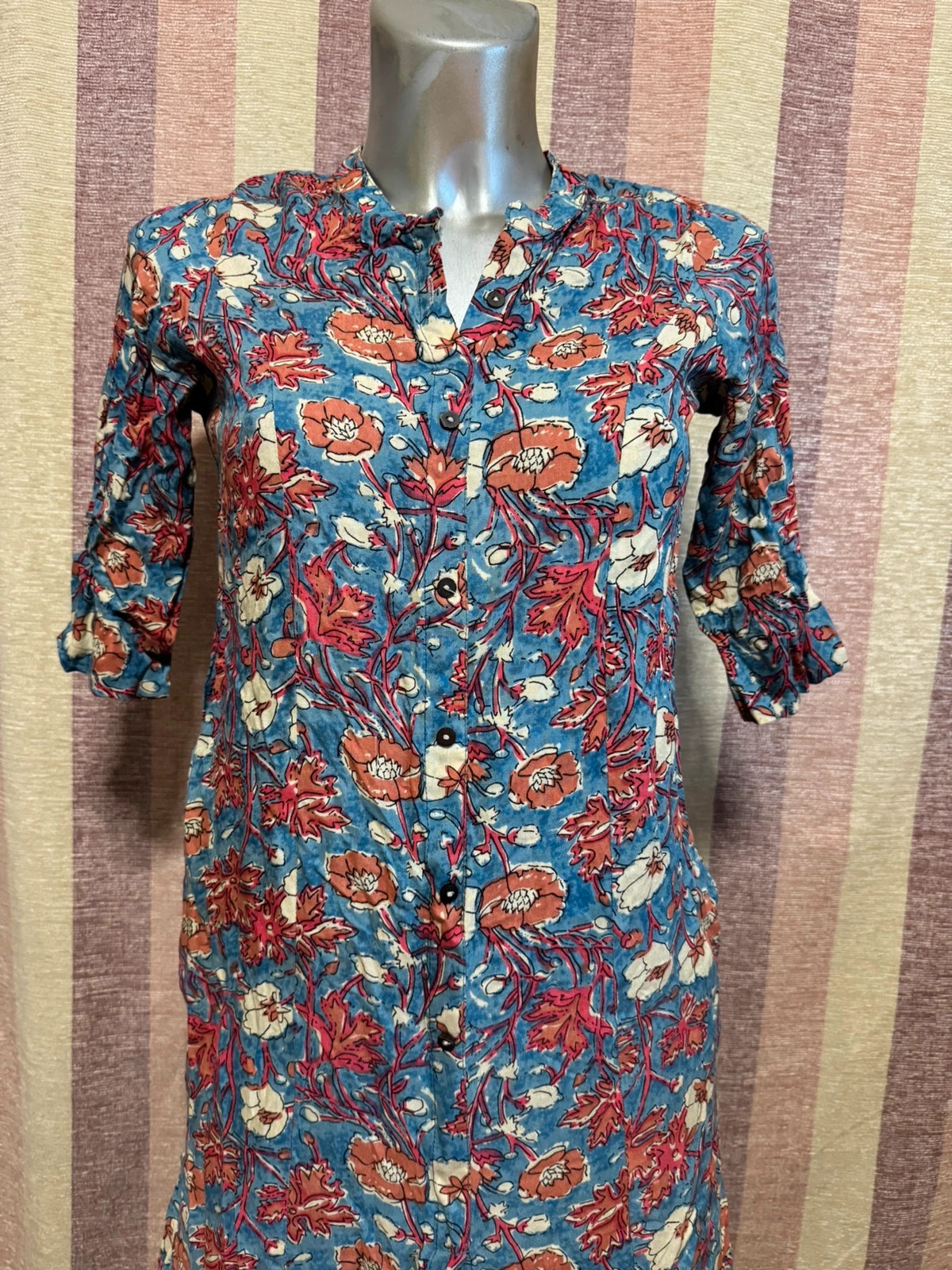Camisa larga estampada talla 36 🍀 – frumpy – taille S / 36 / 8 3