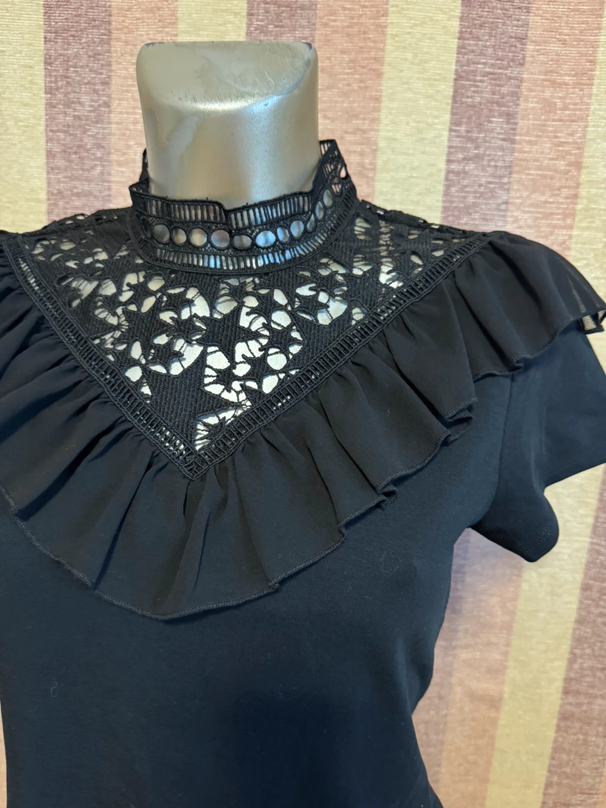 Blusa negra de ted Baker talla M 🍀 – Ted Baker – taille M / 38 / 10 3
