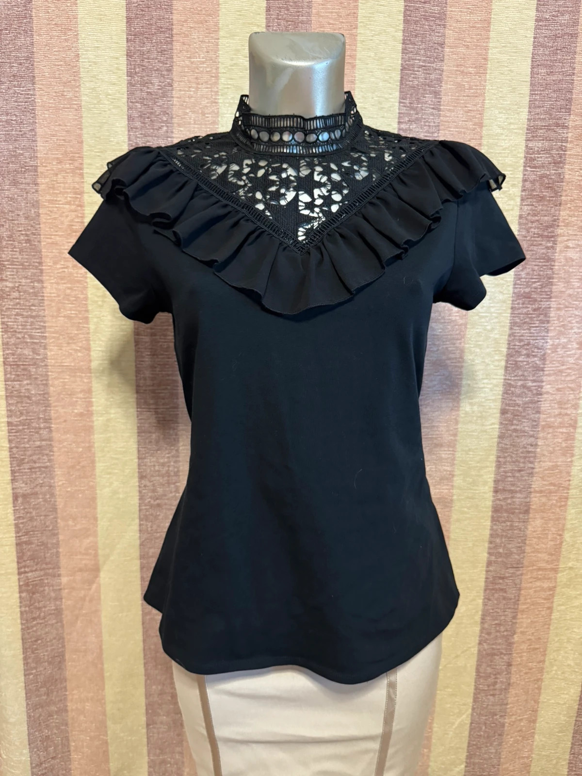 Blusa negra de ted Baker talla M 🍀 – Ted Baker – taille M / 38 / 10