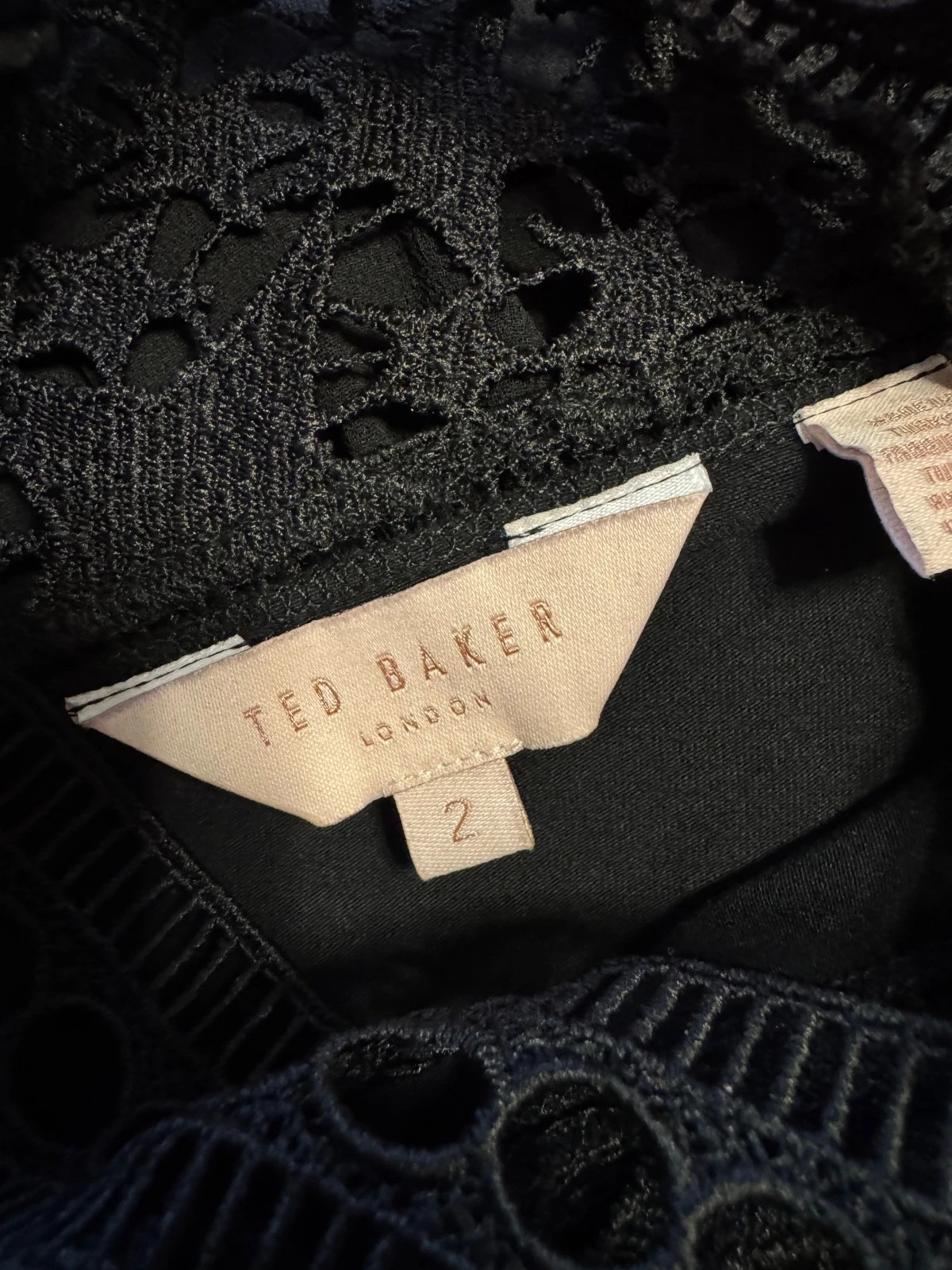 Blusa negra de ted Baker talla M 🍀 – Ted Baker – taille M / 38 / 10 5