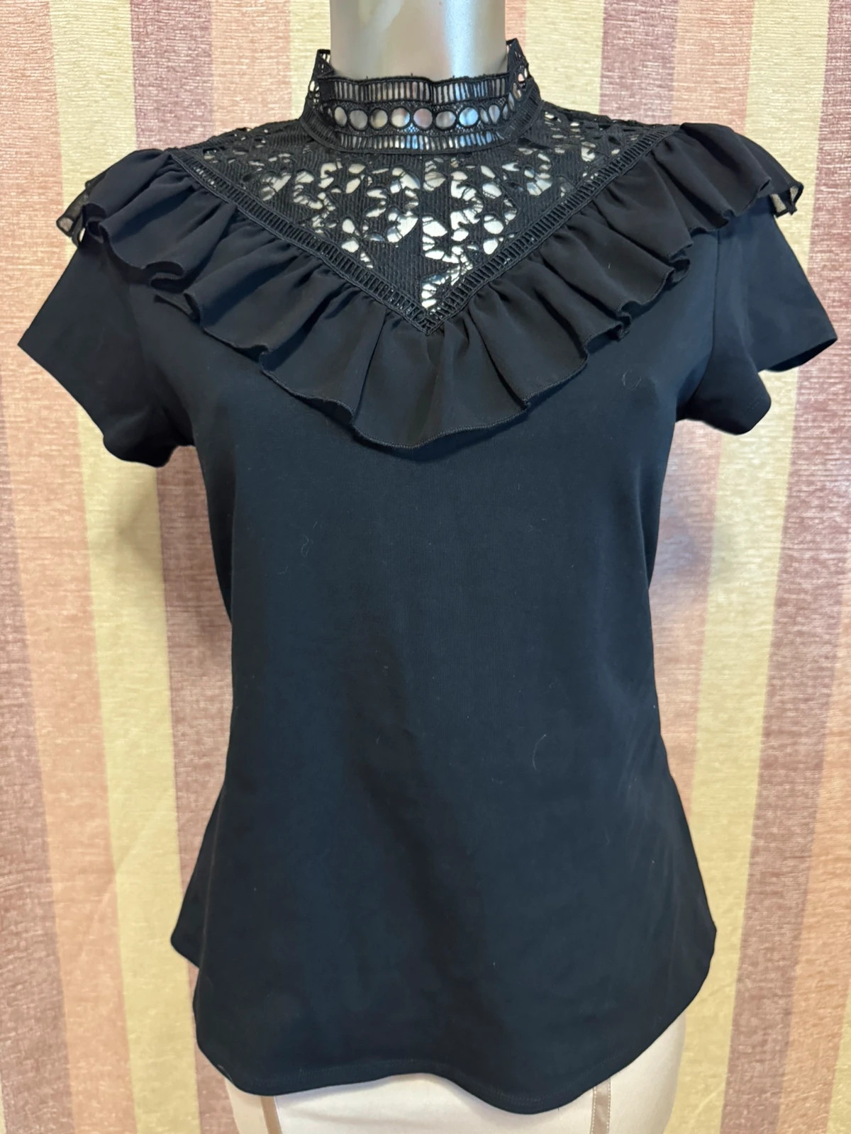 Blusa negra de ted Baker talla M 🍀 – Ted Baker – taille M / 38 / 10 2
