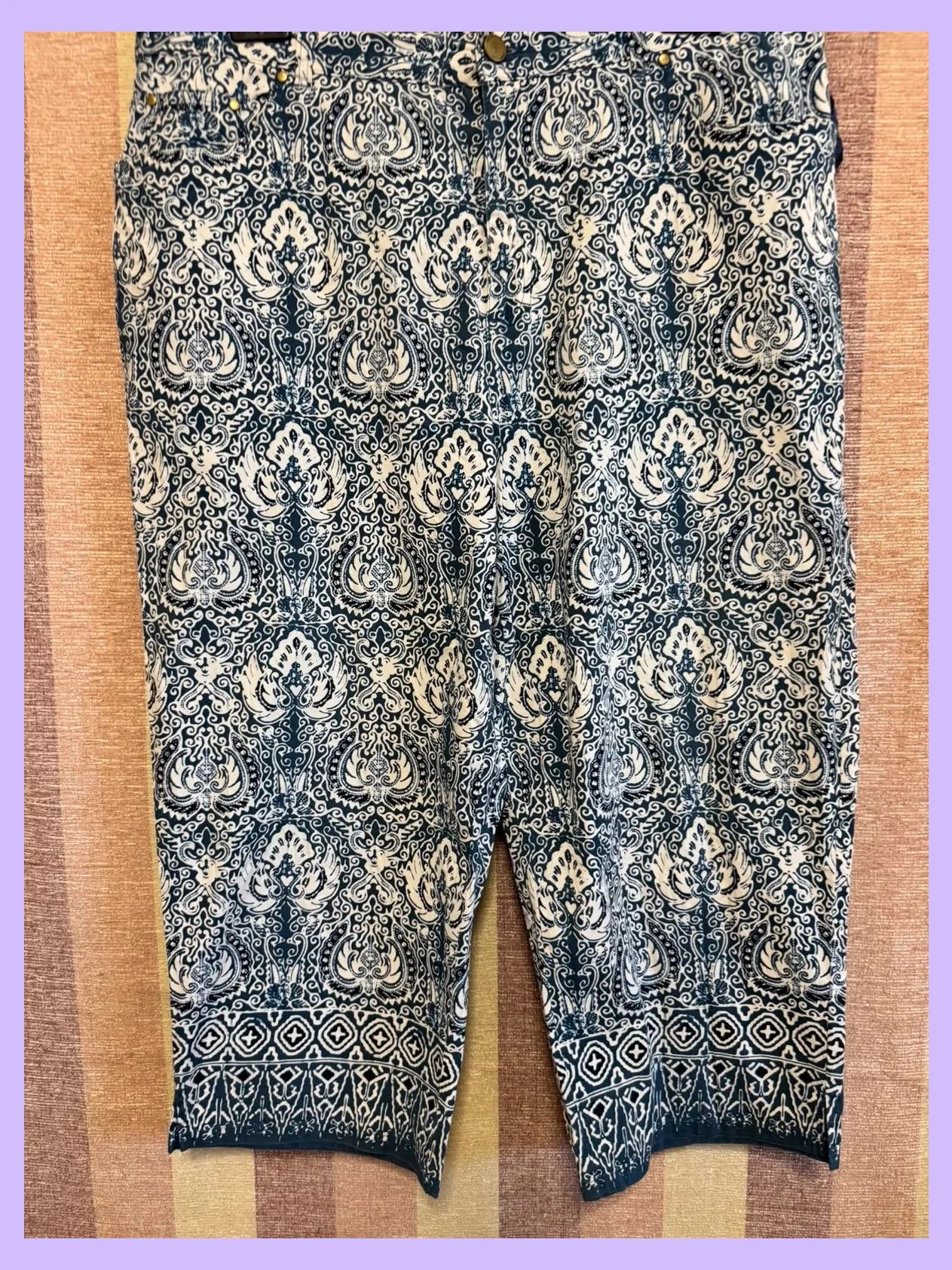 Pantalones capri algodón marca Ralph Lauren , talla americana 16 🍀 – Ralph Lauren – taille 4XL / 48 / 20 2