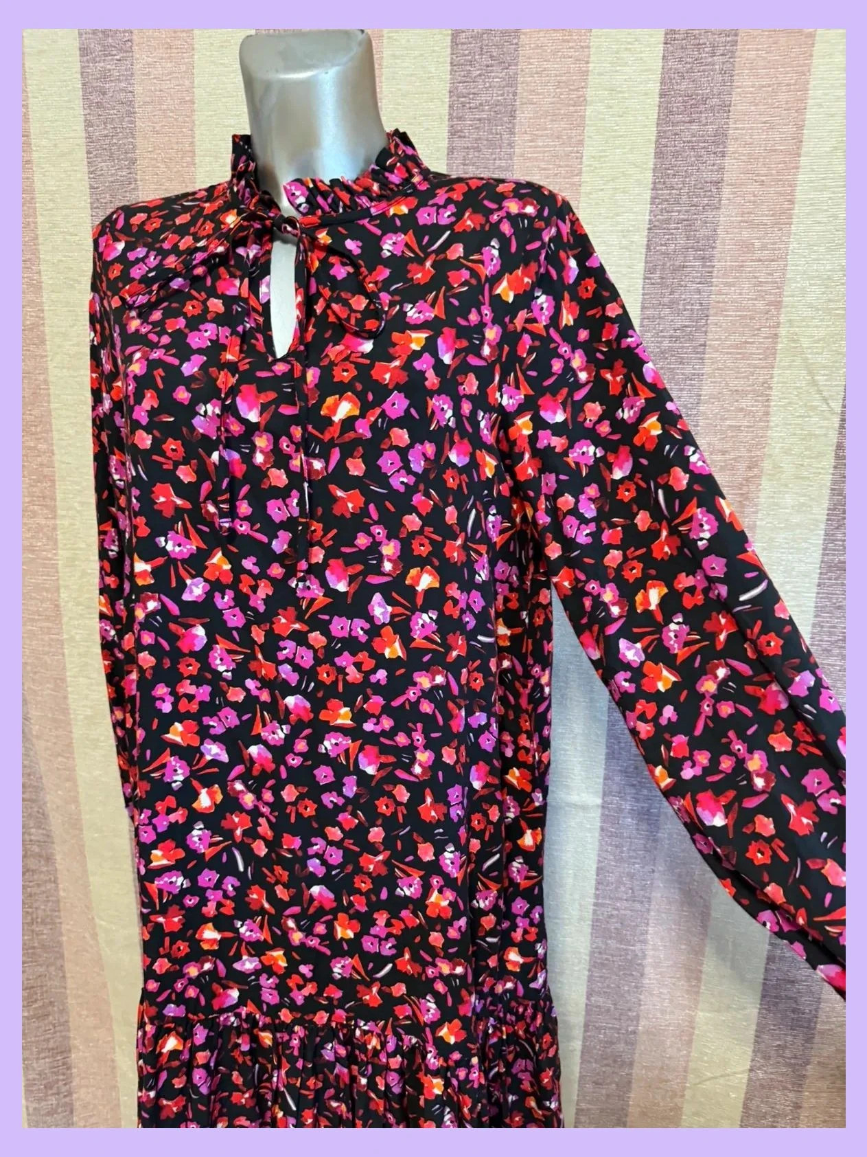 Vestido oversize floreado de Emily van den Bergh , talla 36 🍀 – Emily van den Bergh – taille S / 36 / 8 4