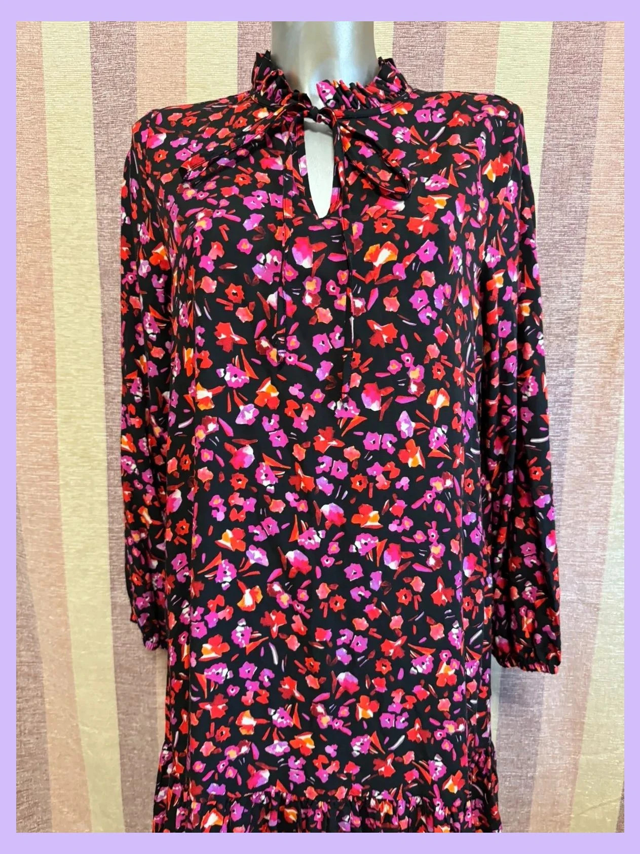 Vestido oversize floreado de Emily van den Bergh , talla 36 🍀 – Emily van den Bergh – taille S / 36 / 8 3