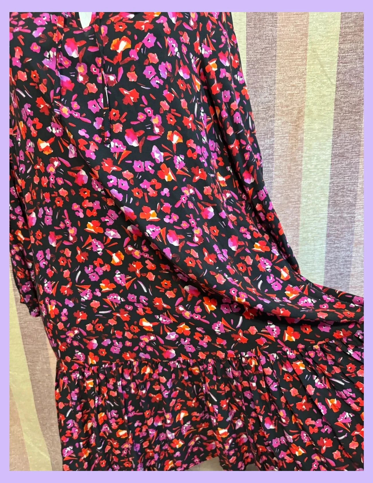 Vestido oversize floreado de Emily van den Bergh , talla 36 🍀 – Emily van den Bergh – taille S / 36 / 8 5