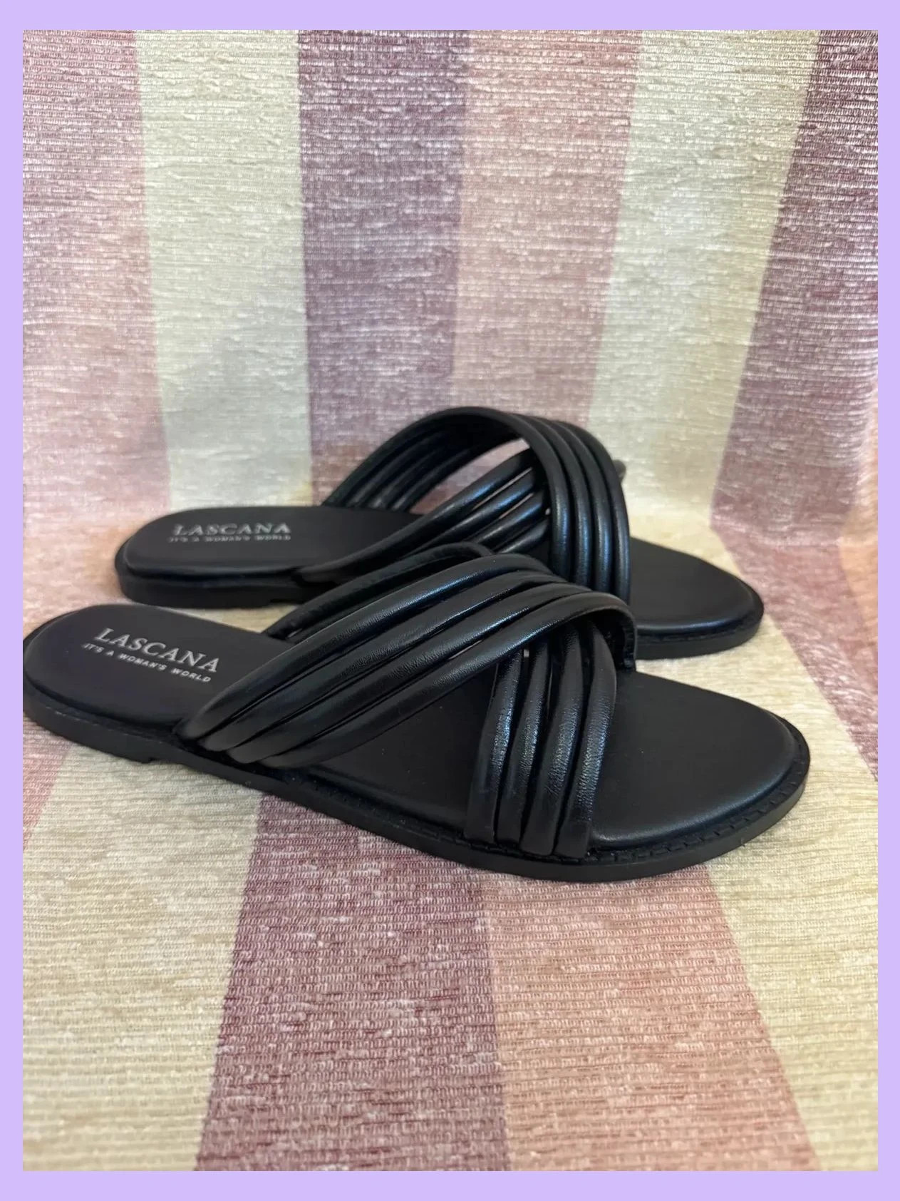 Sandalias negras piel marca Lascana , número 41 🍀 – Lascana – taille 41 3