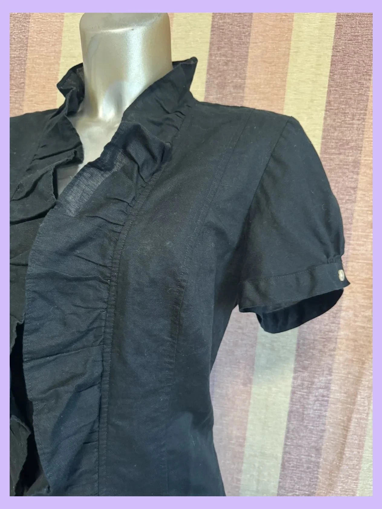 Blusa lino y algodón de Ann Taylor , talla 40 🍀 – Ann Taylor – taille L / 40 / 12 4
