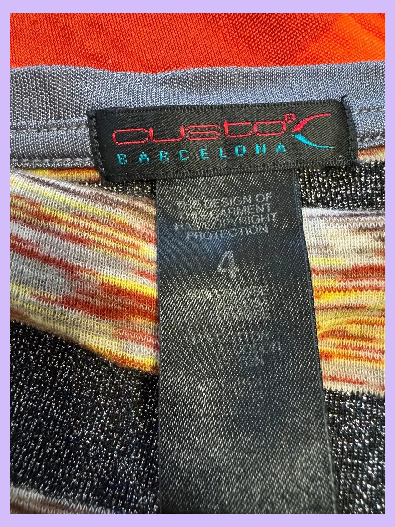 Blusa estampada elástica de custo Barcelona, talla L 🍀 – Custo Barcelona – taille L / 40 / 12 5