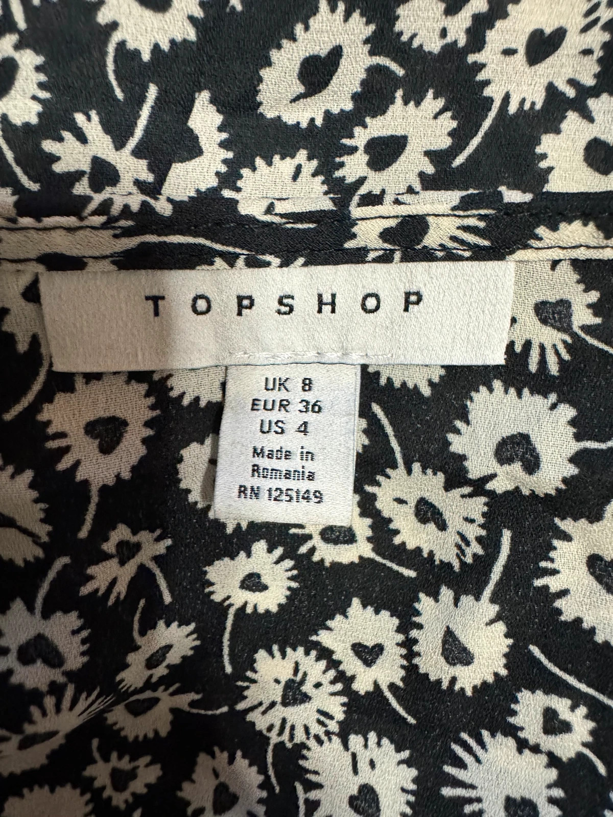Blusa flores de Topshop talla S 🍀 – Topshop – taille S / 36 / 8 4