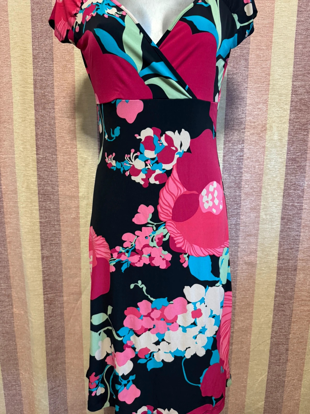 Vestido flores King louie talla S tela elástica 🍀 – King Louie – taille S / 36 / 8 2