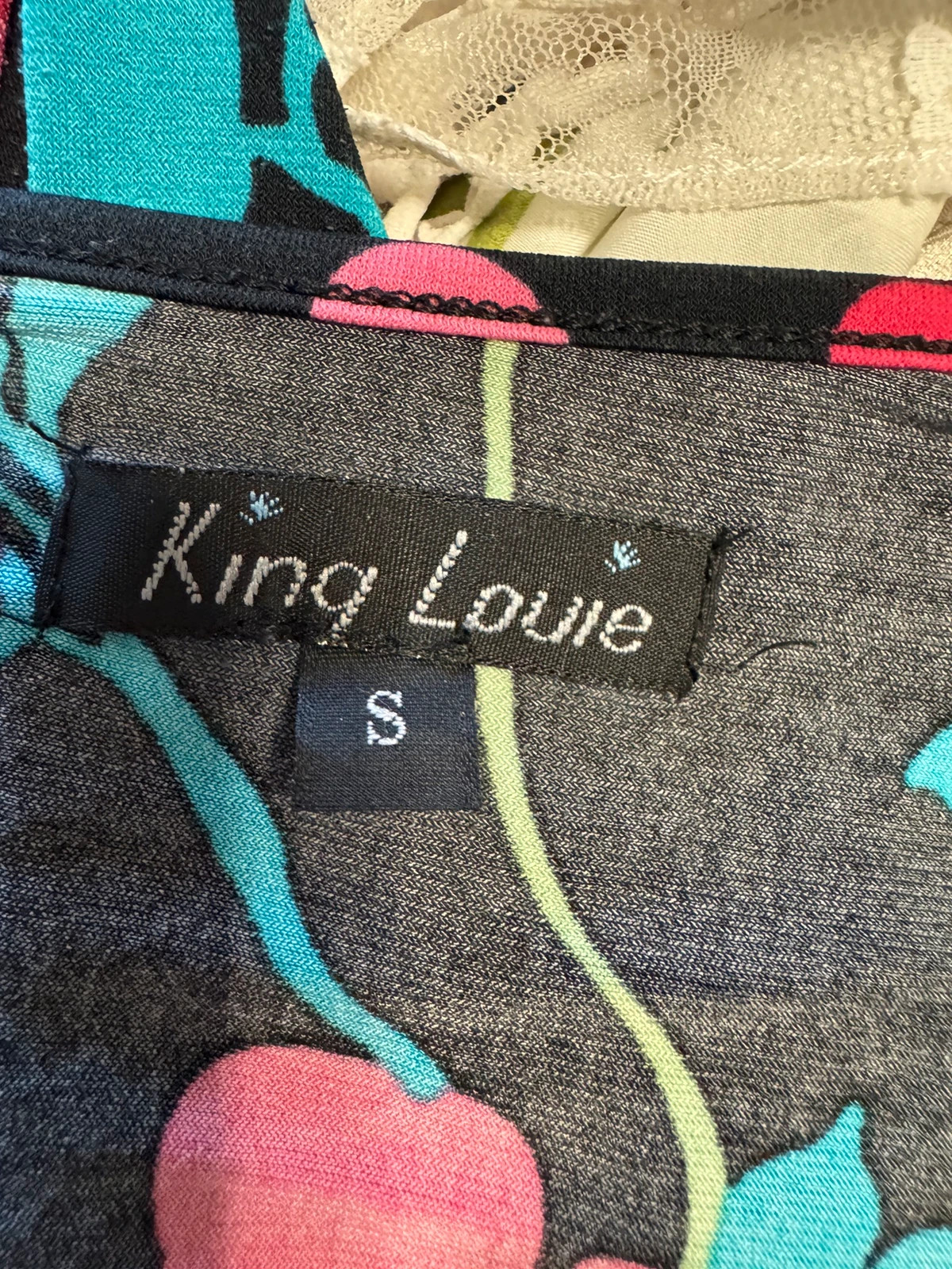 Vestido flores King louie talla S tela elástica 🍀 – King Louie – taille S / 36 / 8 4