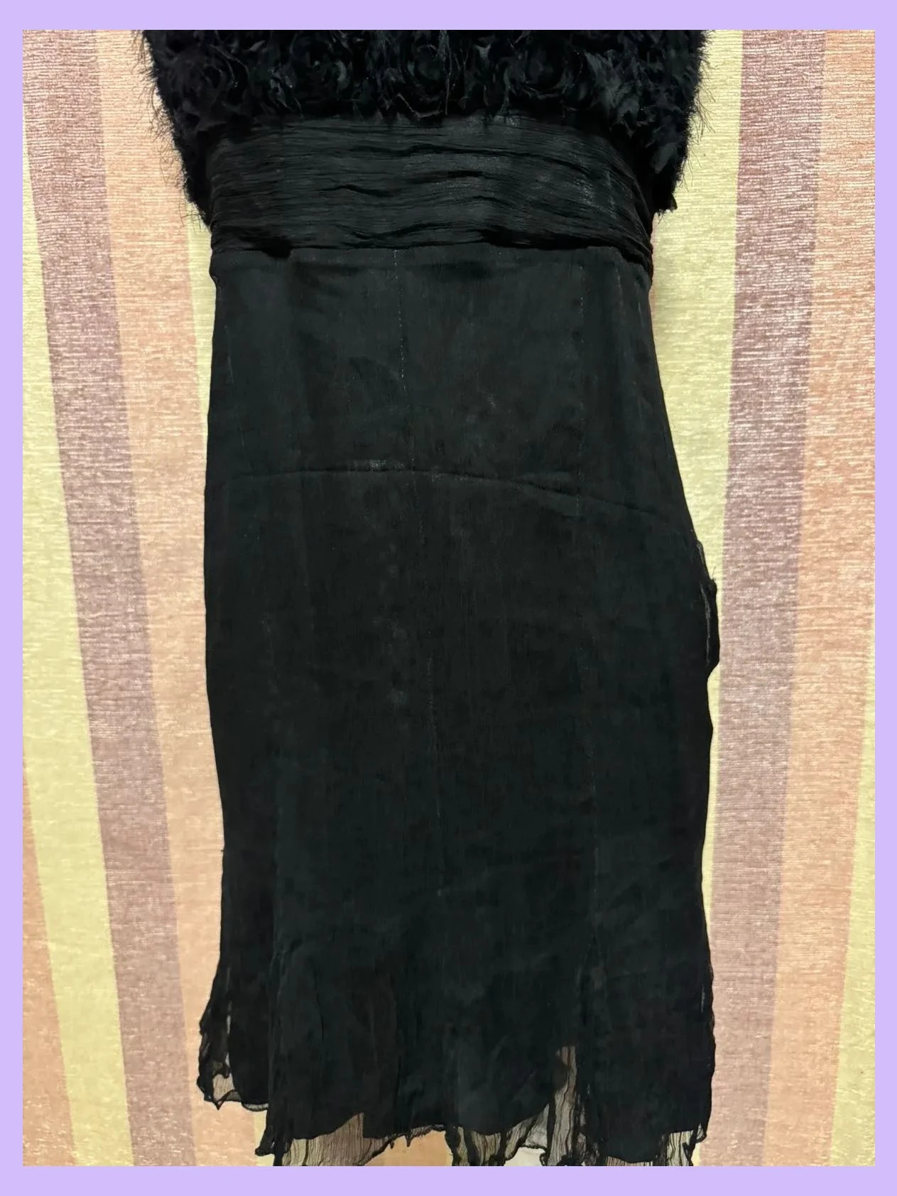 Vestido negro seda crepe talla 46 Italia 🍀 – Etiem – taille XL / 42 / 14 2