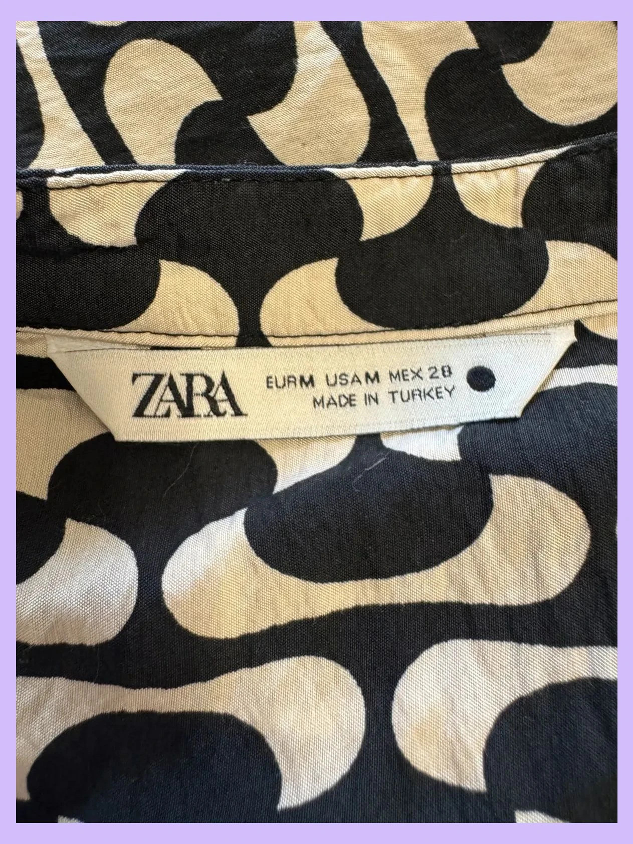 Vestido oversize estampado de Zara , talla M 🍀 – Zara – taille M / 38 / 10 5