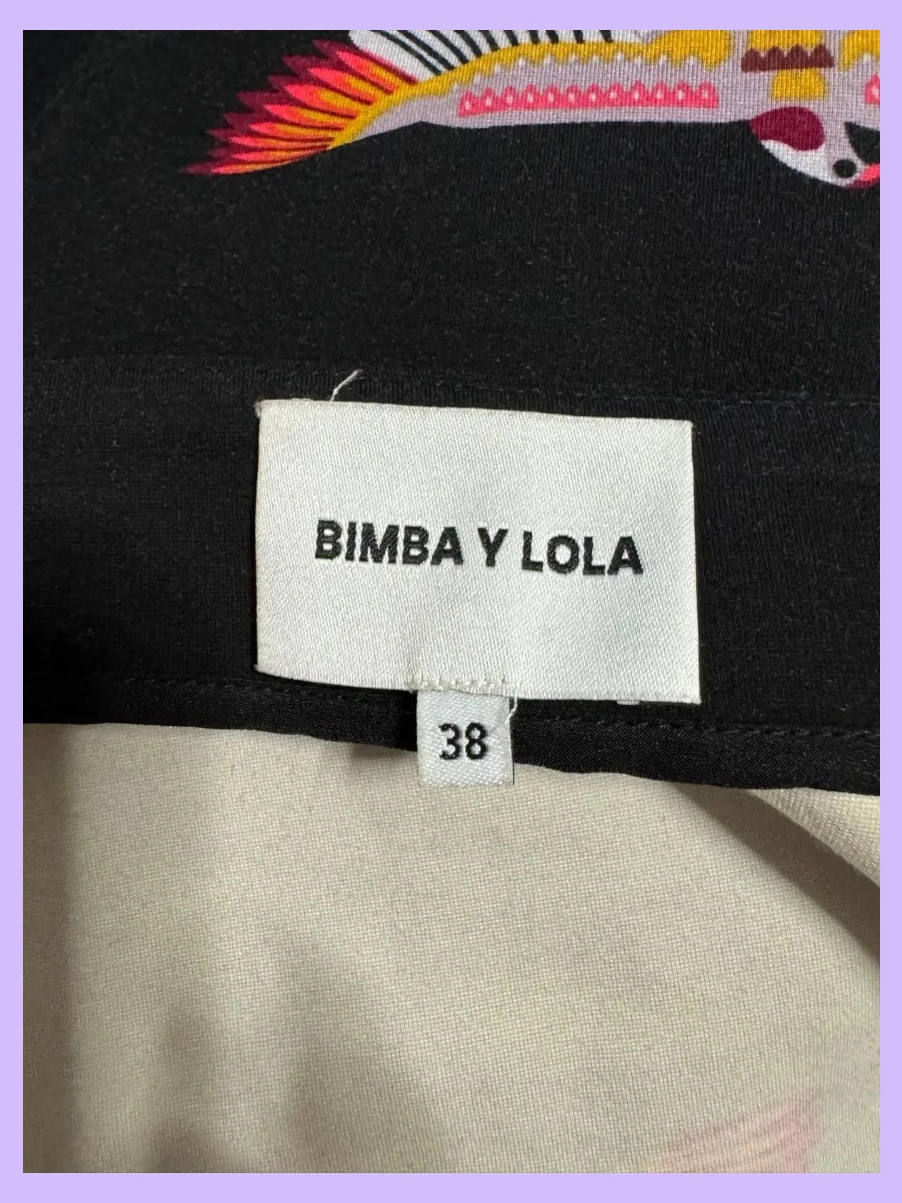 Falda por las rodillas estampada de bimba y Lola , talla 38 🍀 – Bimba Y Lola – taille M / 38 / 10 4