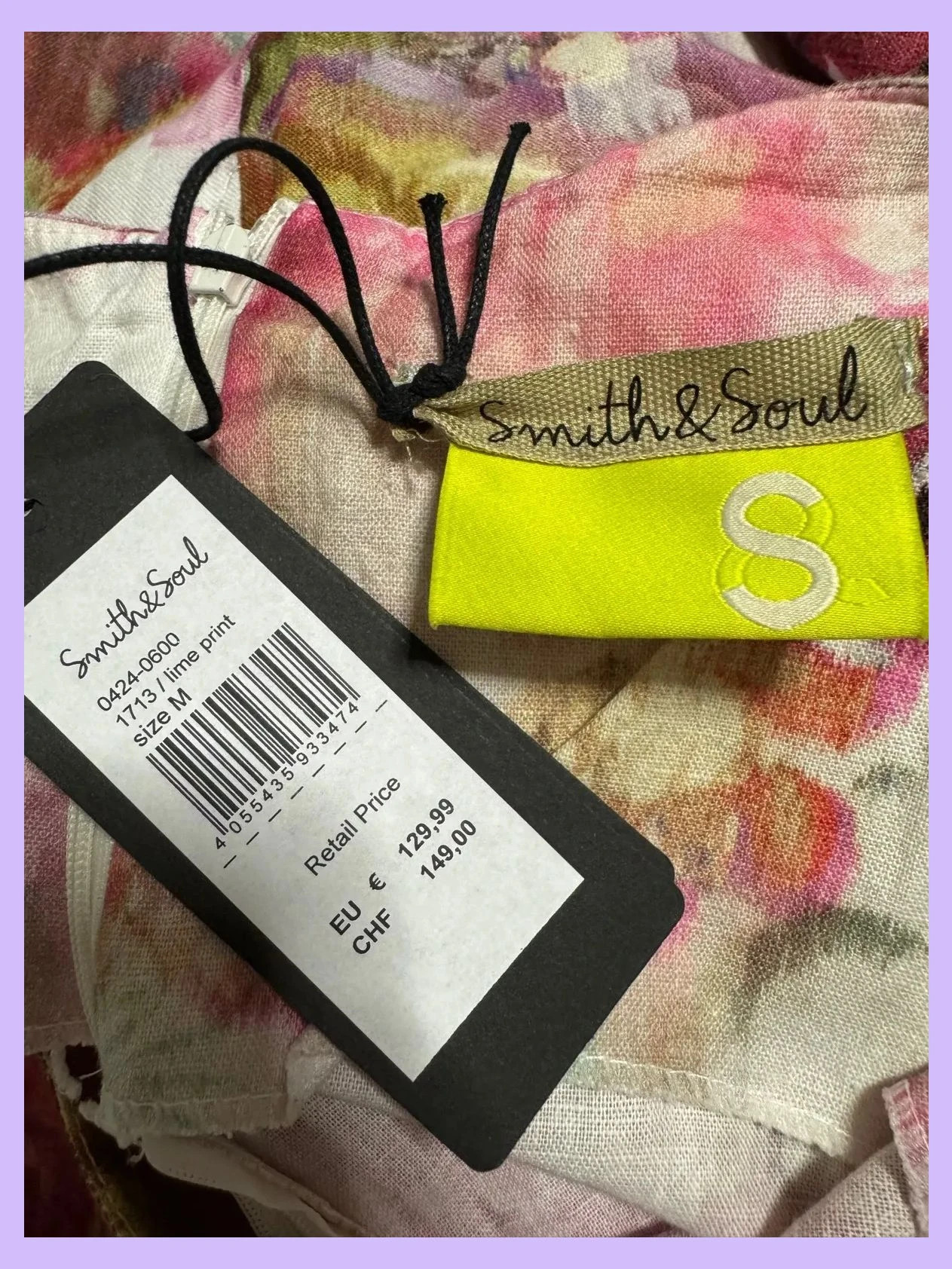 Vestido verano tela viscosa, marca Smith & Soul , talla M 🍀 – Smith & Soul – taille M / 38 / 10 4