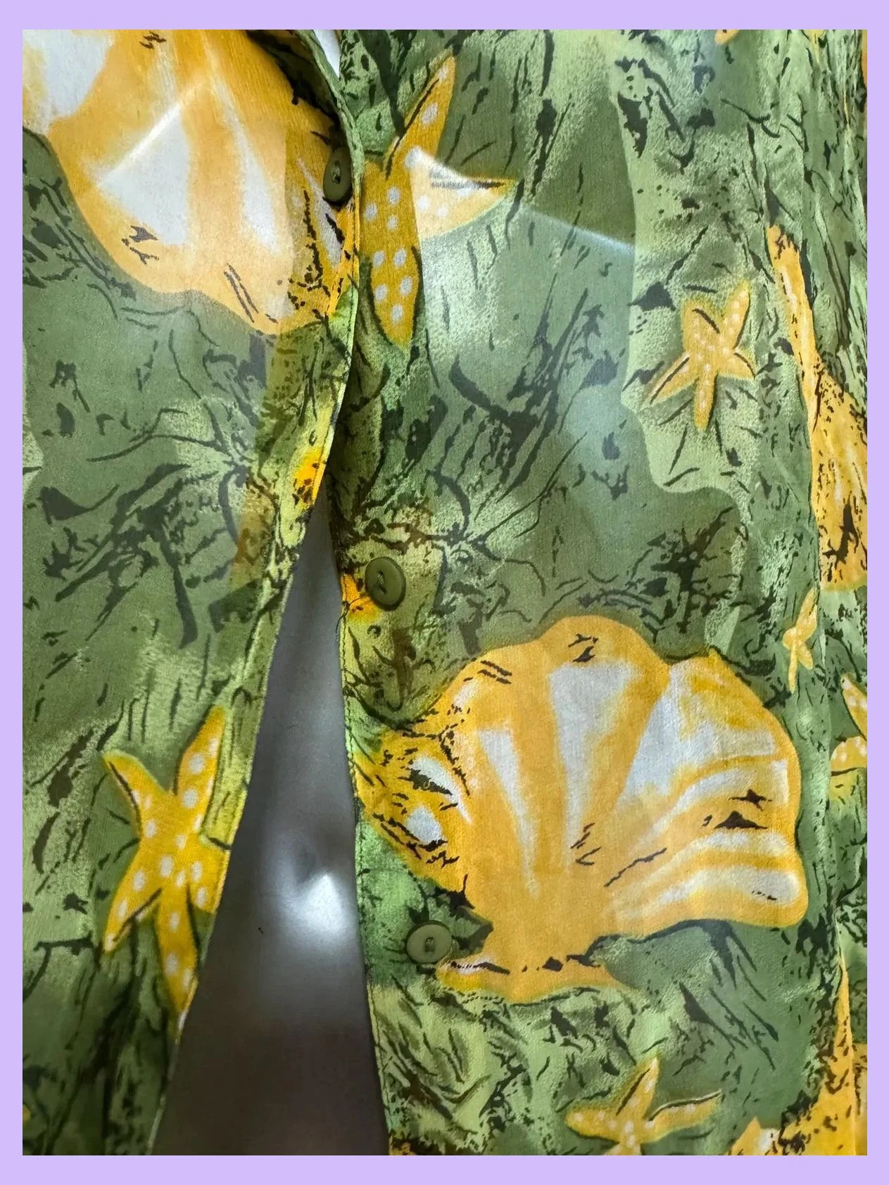 Camisa larga vintage 100% seda , talla única grande para 48-50 🍀 – Vintage – taille Taille unique 5