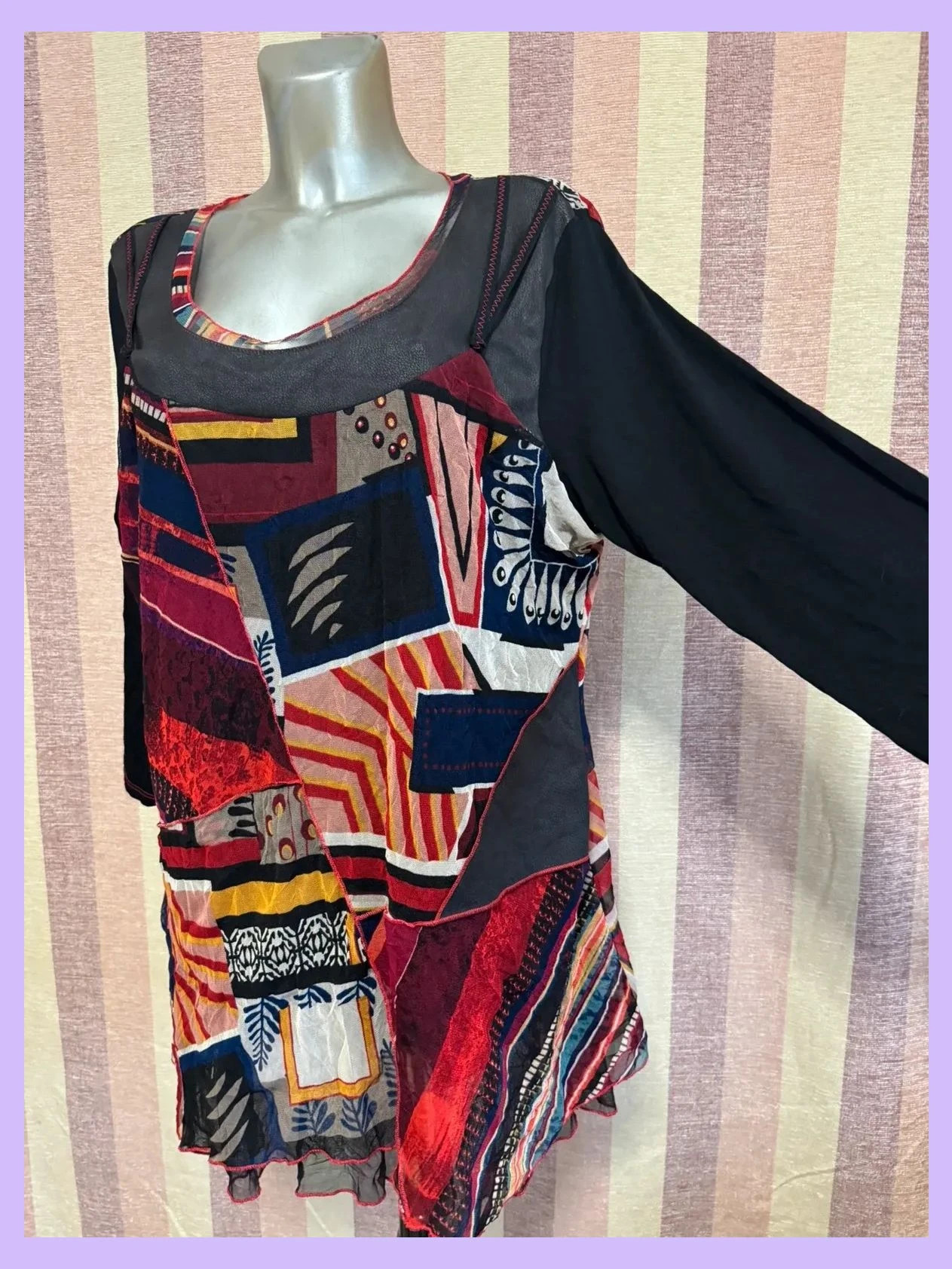 Blusa vintage talla 50 , elástica 🍀 – Vintage – taille 5XL / 50 / 22 4