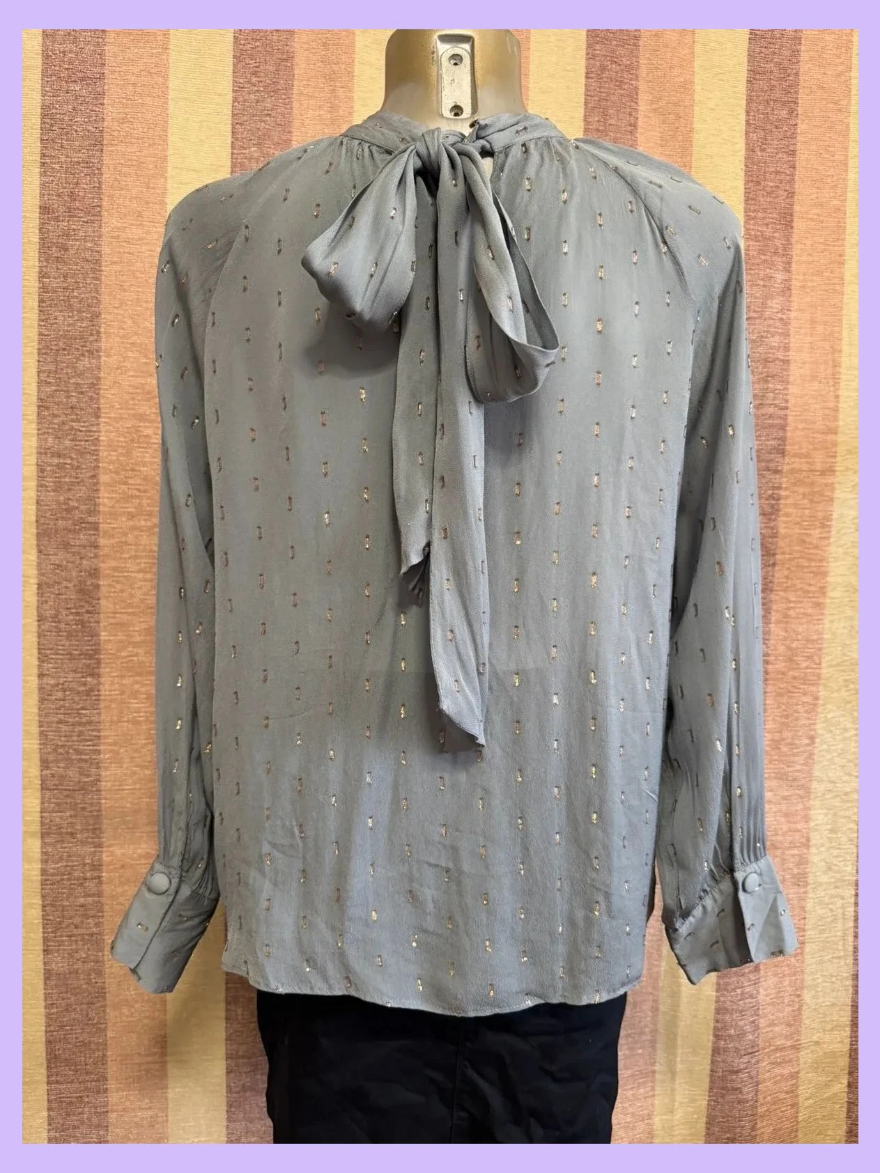 Blusa tela fina con brillo de Zara talla XS 🍀 – Zara – taille XS / 34 / 6 4