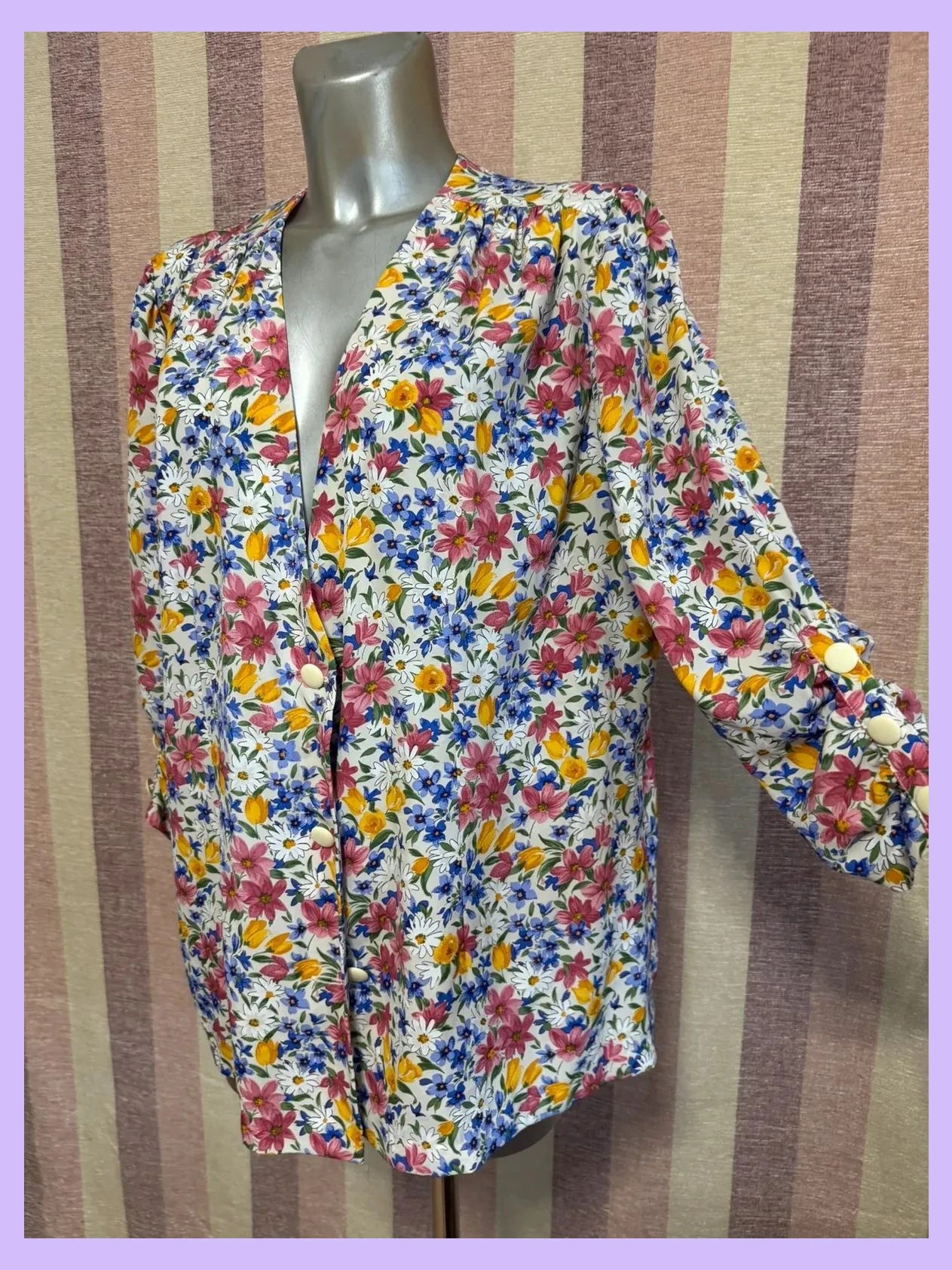 Blazer fino de verano vintage , talla 48 🍀 – Vintage – taille 4XL / 48 / 20 4