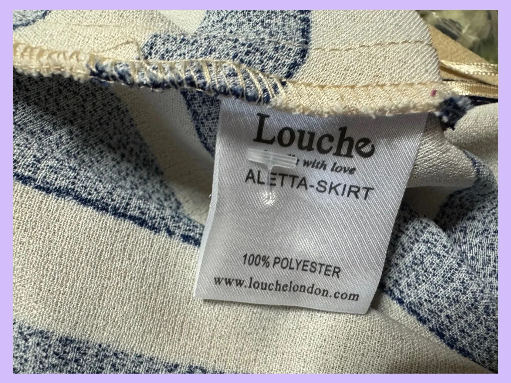 Falda por rodillas marca Louche talla M 🍀 – Louche – taille M / 38 / 10 5
