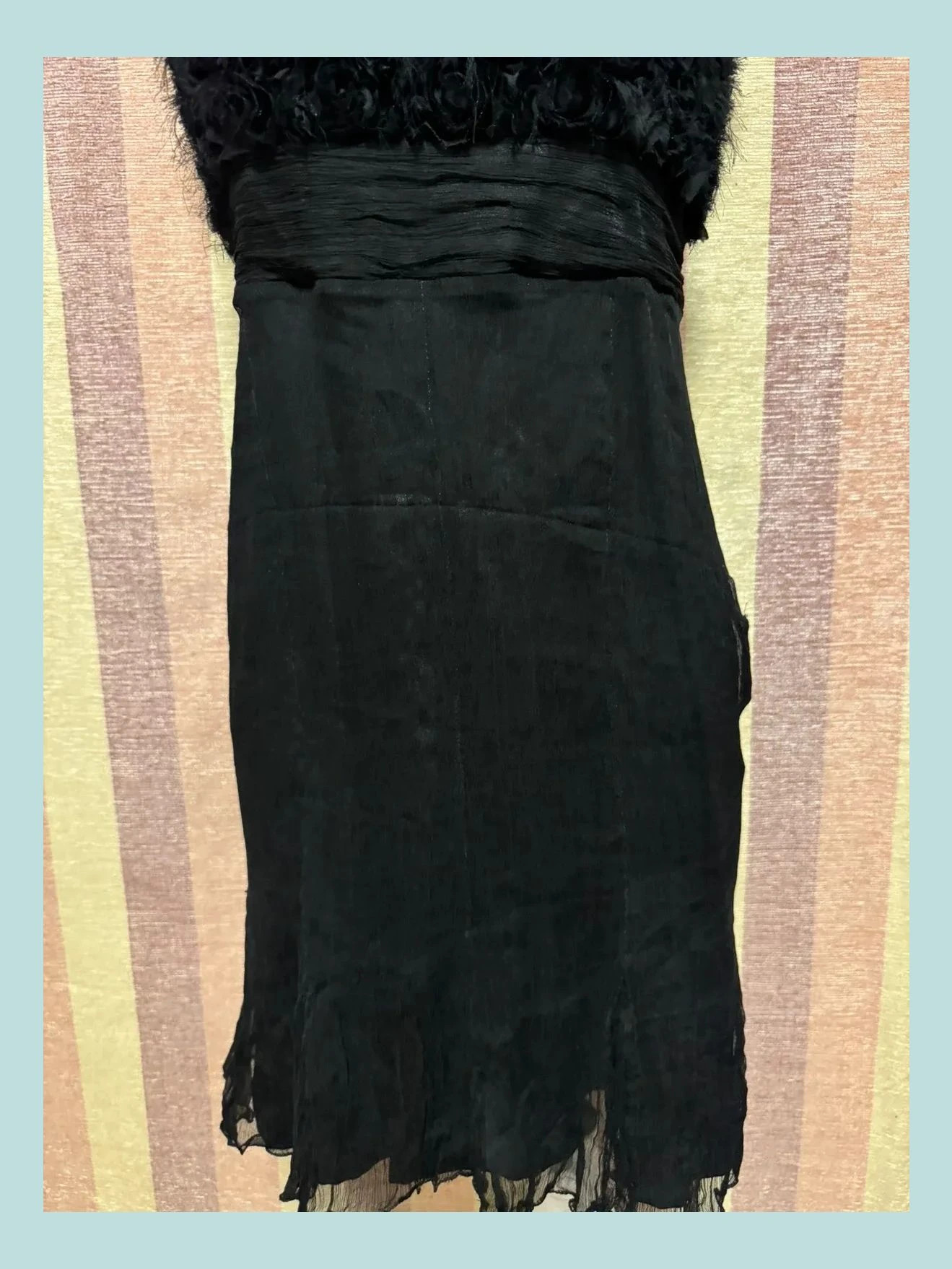 Vestido negro seda crepe talla 46 Italia 🍀 – Etiem – taille XL / 42 / 14 2