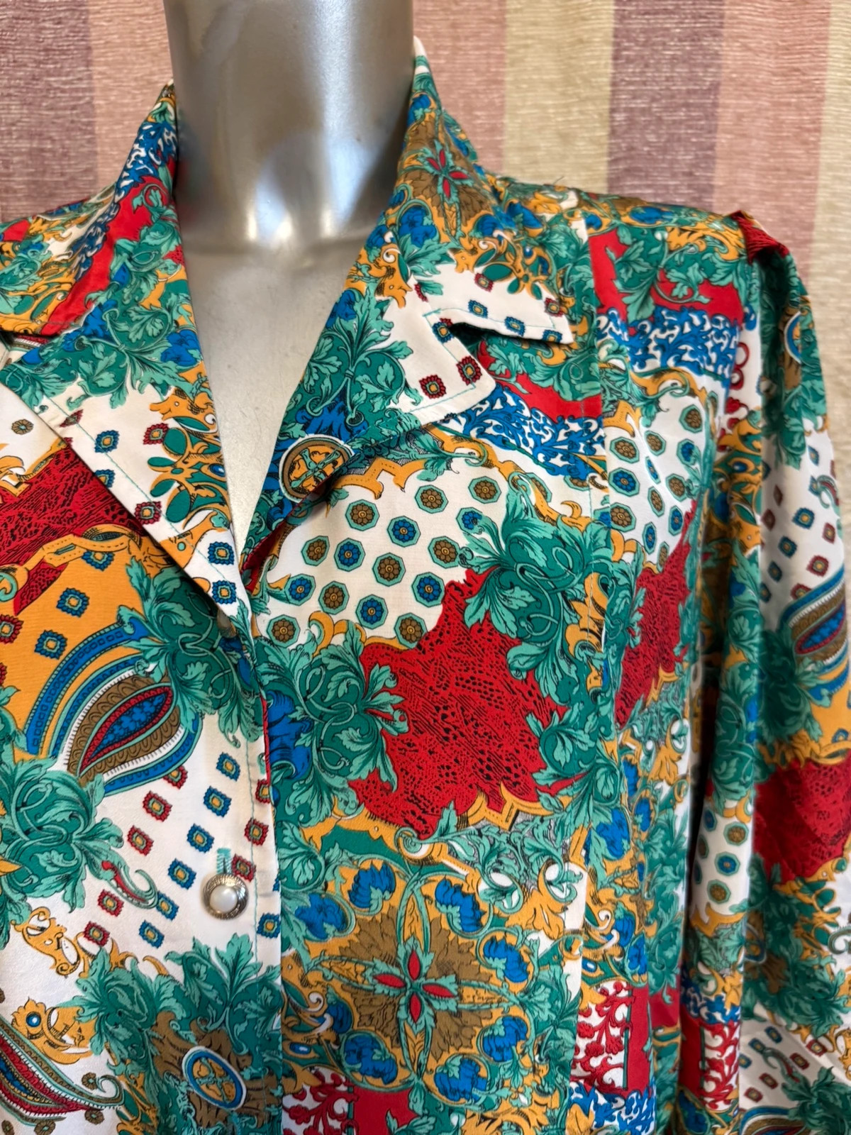 Blusa estampada vintage talla XXL 🍀 – Vintage – taille XXL / 44 / 16 3