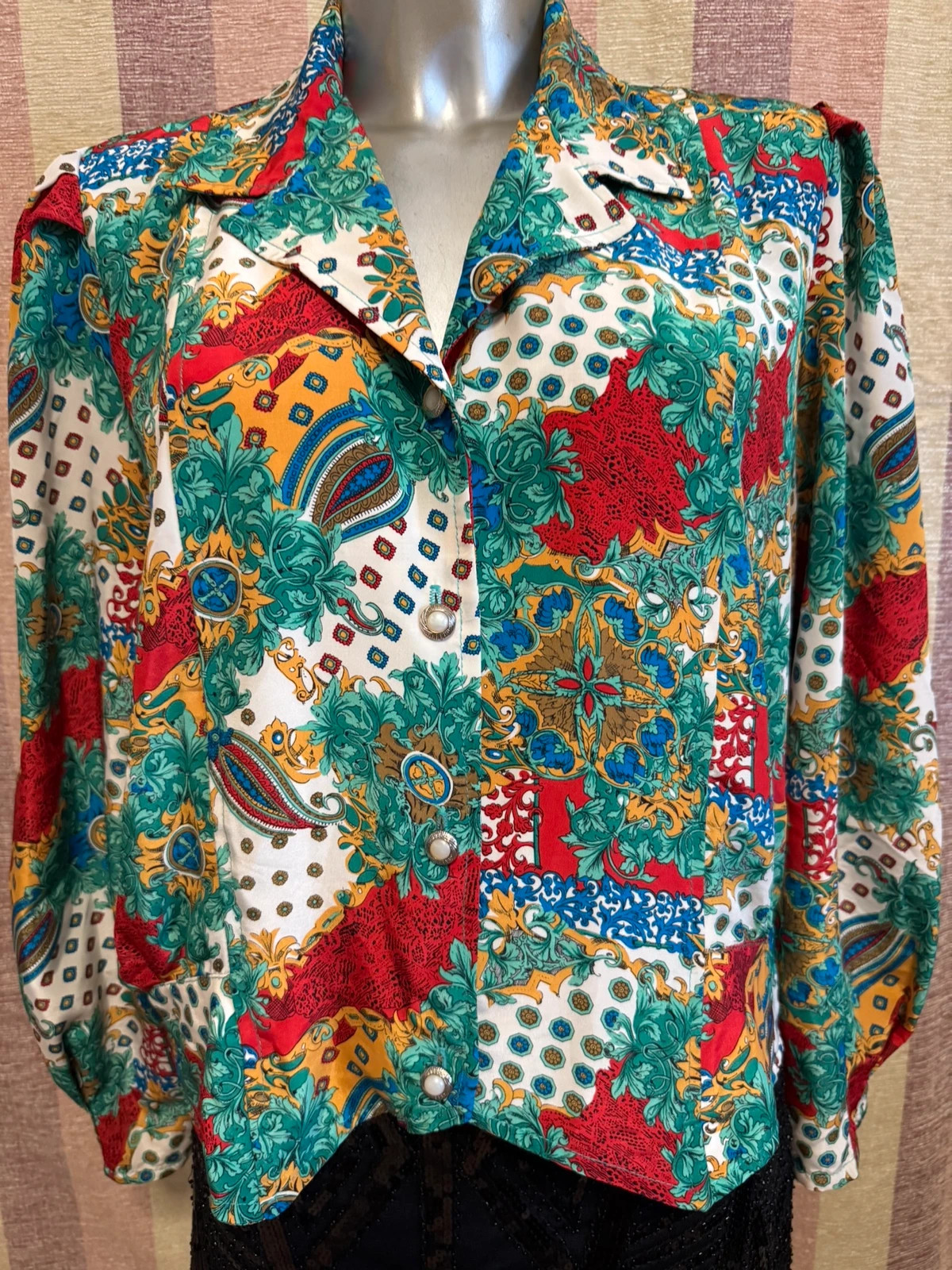 Blusa estampada vintage talla XXL 🍀 – Vintage – taille XXL / 44 / 16 2
