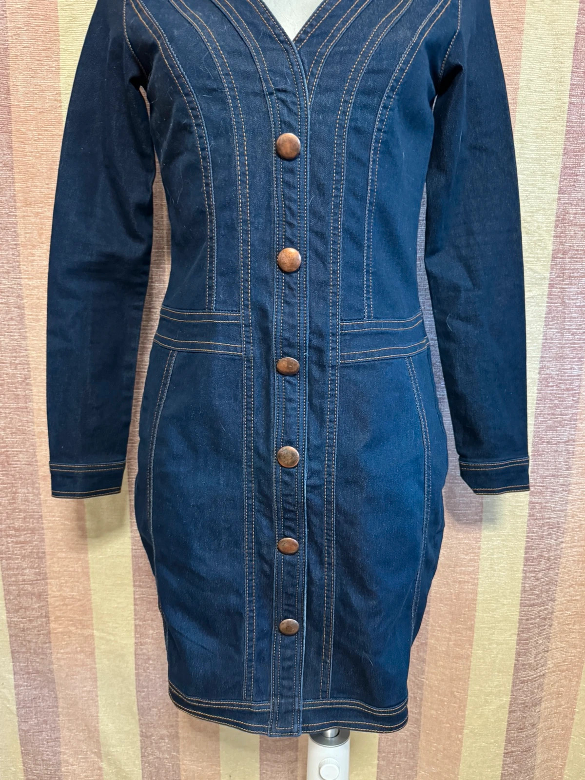 Vestido vaquero elástico talla 42 Italia 🍀 – Mix Jeans – taille M / 38 / 10 2