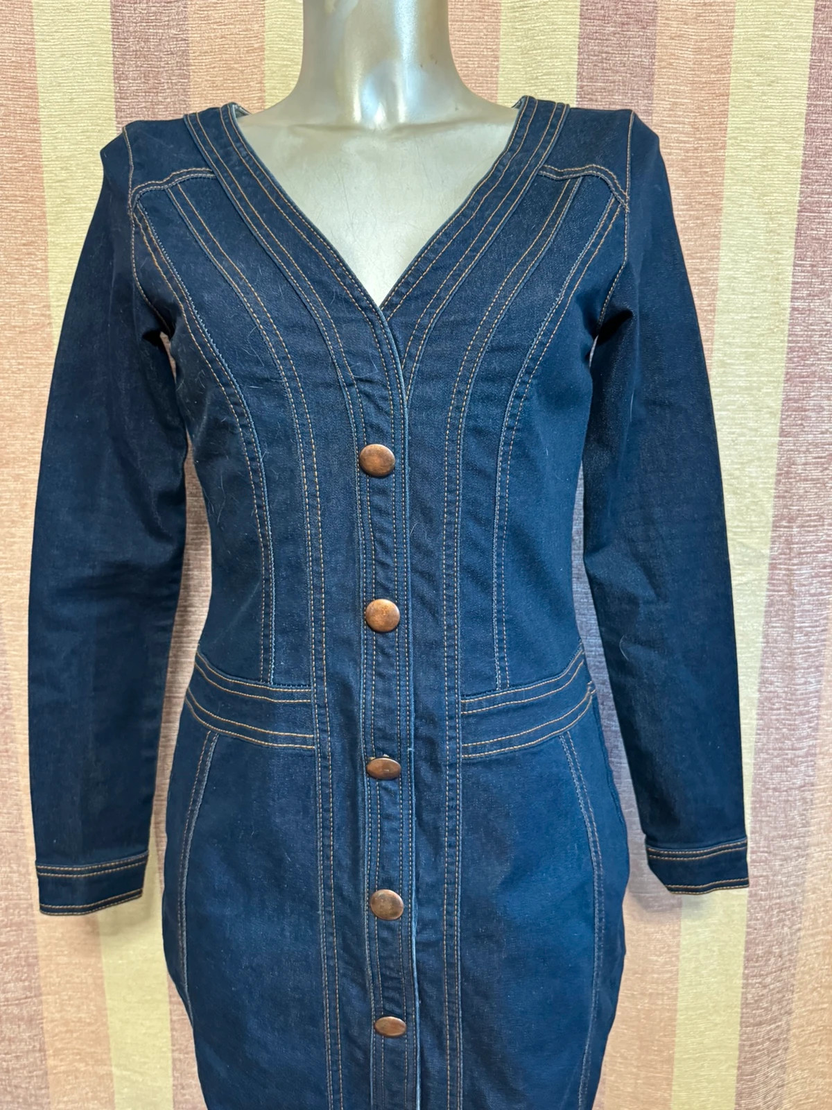 Vestido vaquero elástico talla 42 Italia 🍀 – Mix Jeans – taille M / 38 / 10 3