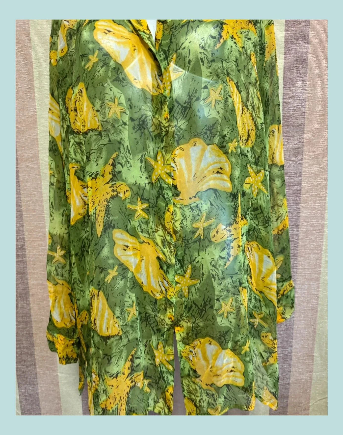 Camisa larga vintage 100% seda , talla única grande para 48-50 🍀 – Vintage – taille Taille unique 2