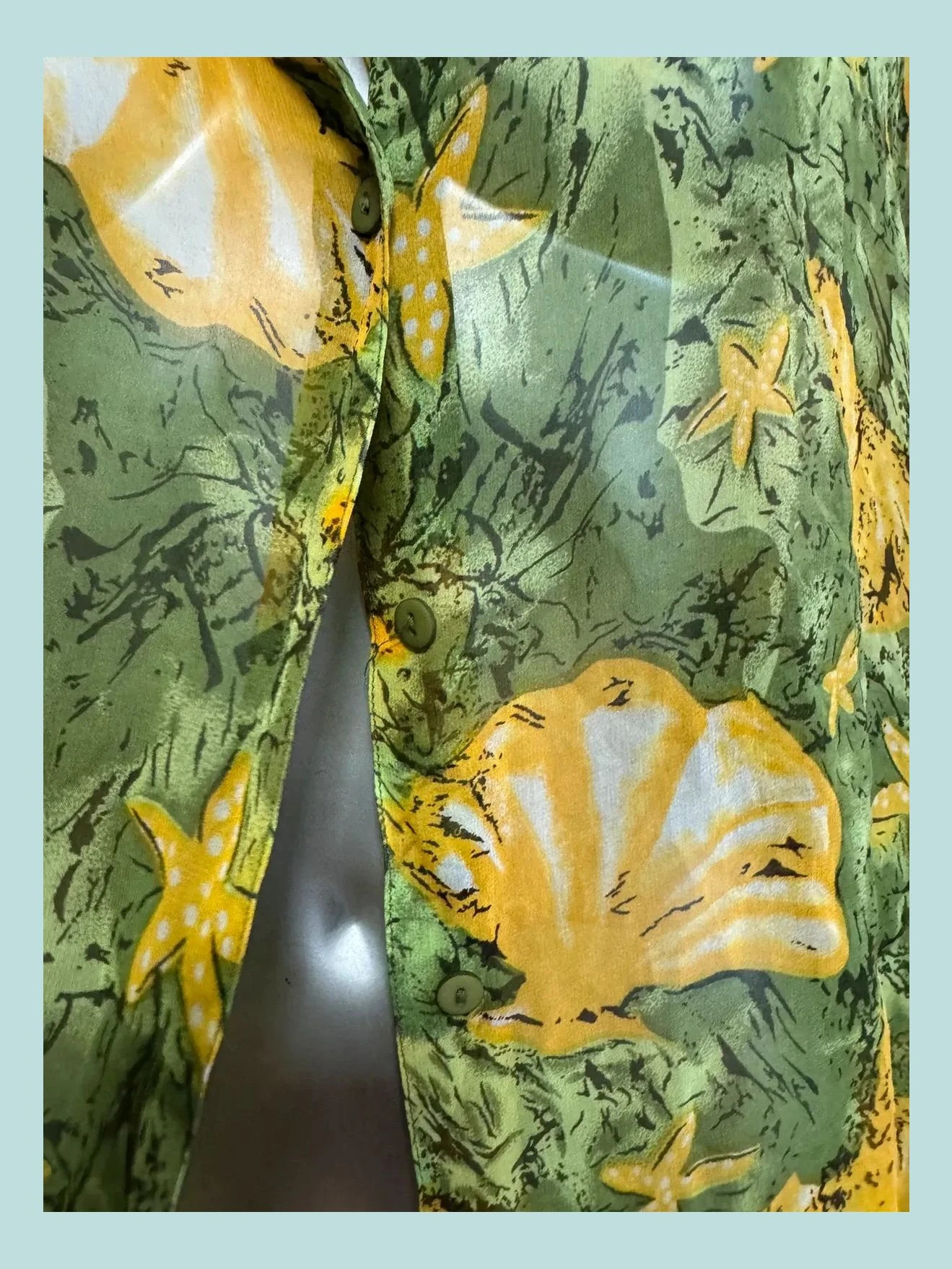 Camisa larga vintage 100% seda , talla única grande para 48-50 🍀 – Vintage – taille Taille unique 5
