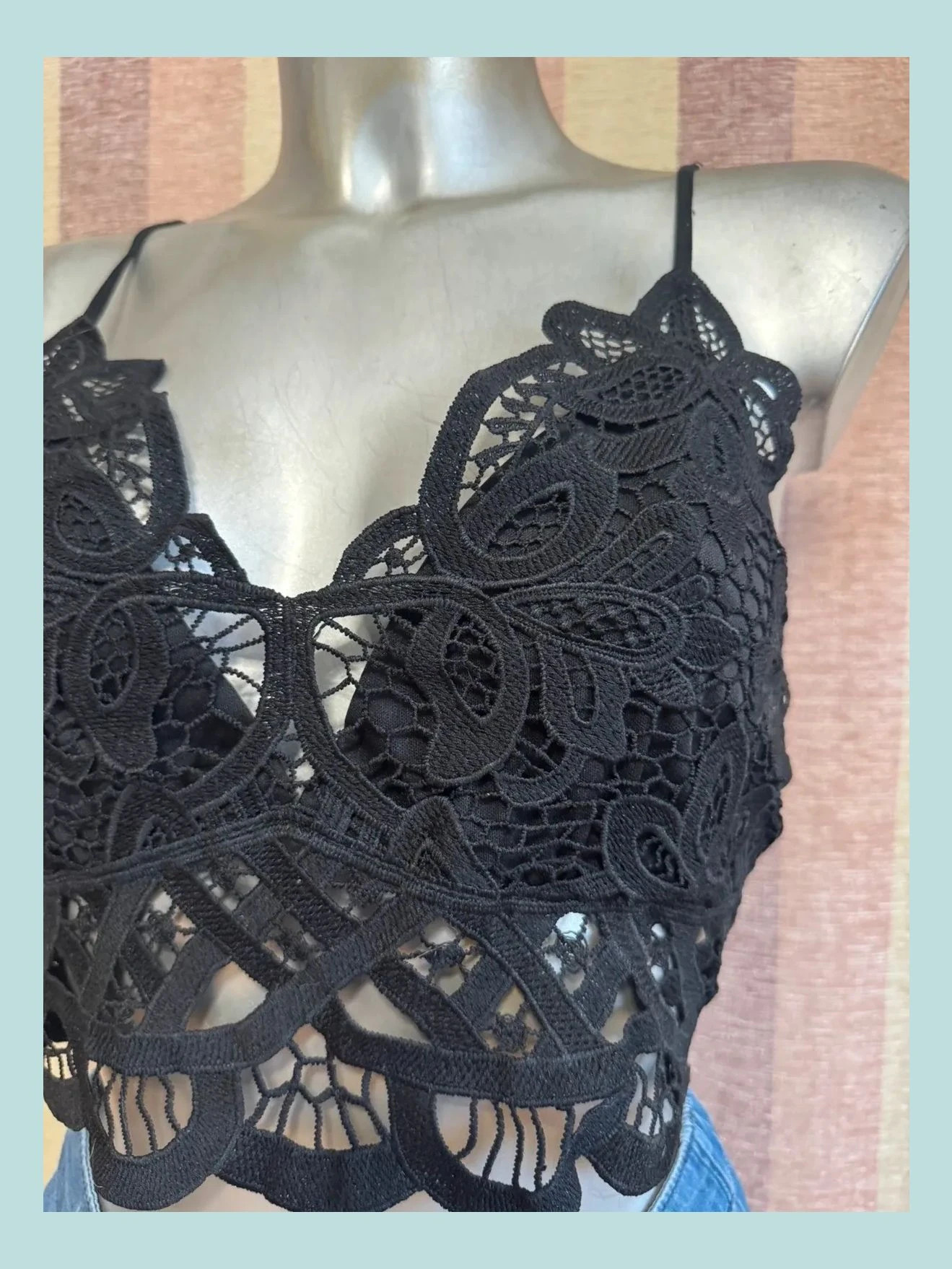 Crop top encaje de miss. Selfrige talla 38 🍀 – Miss Selfridge – taille M / 38 / 10 3