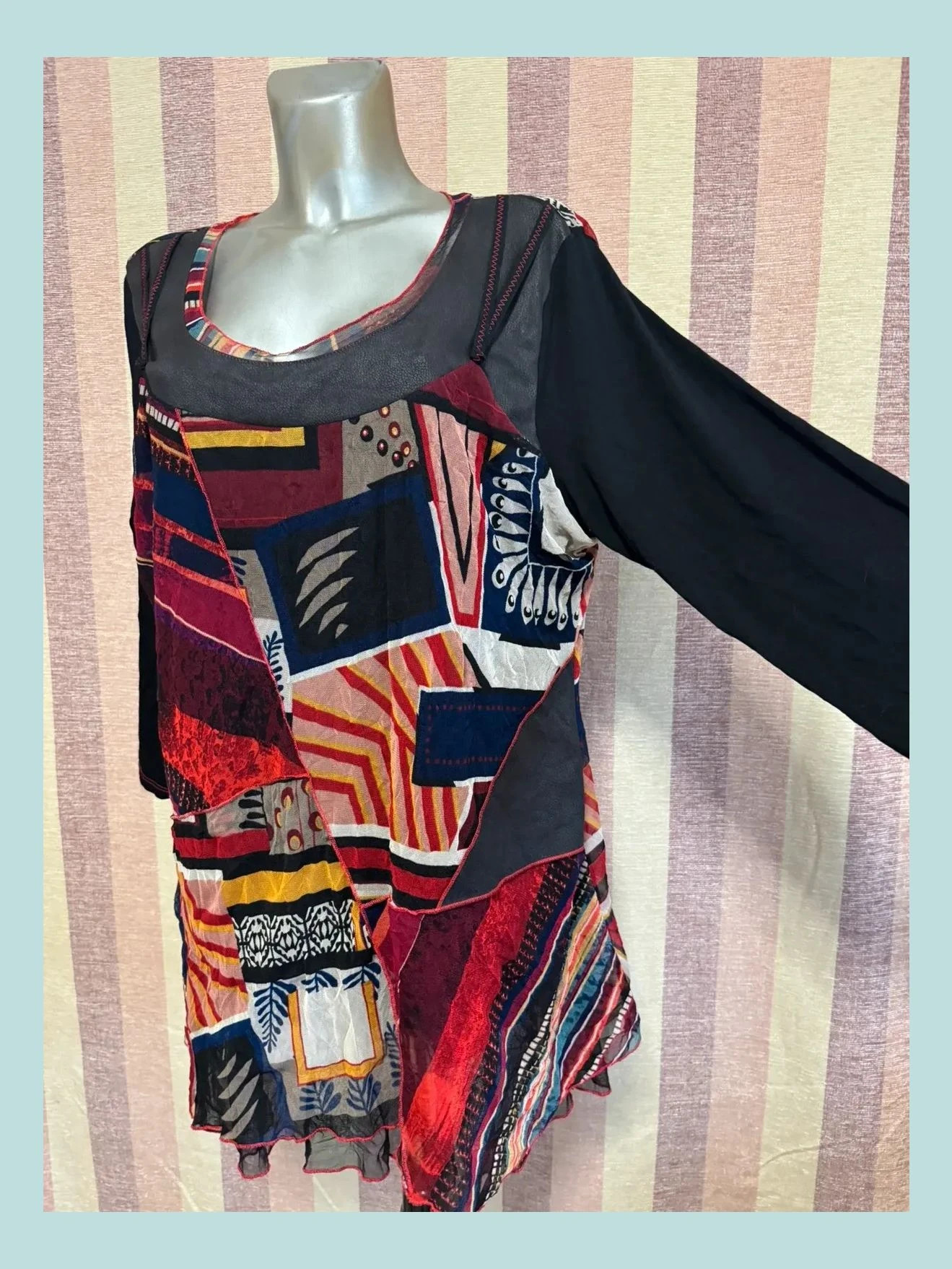 Blusa vintage talla 50 , elástica 🍀 – Vintage – taille 5XL / 50 / 22 4