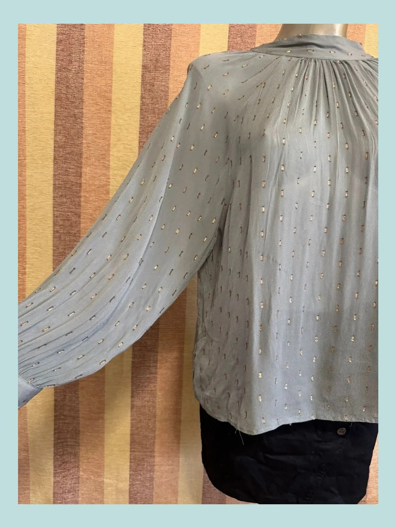 Blusa tela fina con brillo de Zara talla XS 🍀 – Zara – taille XS / 34 / 6 3