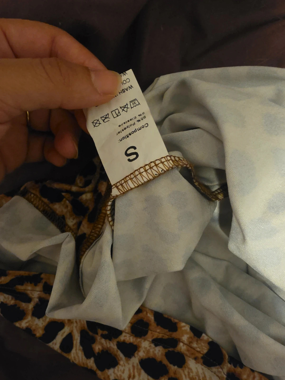 Bonjour vend robe léopard porté une fois en bon état taille S – taille S / 36 / 8 4