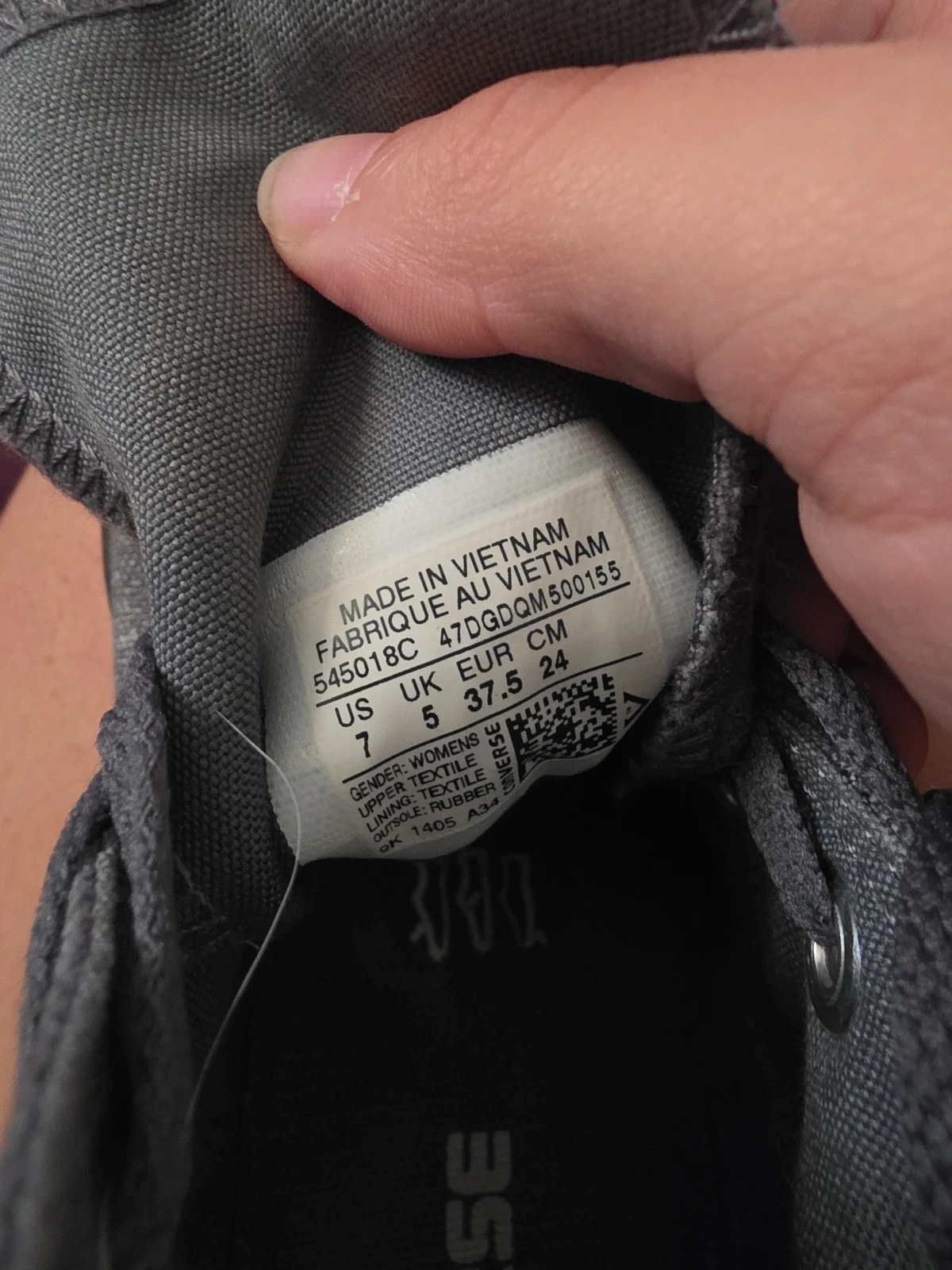 Bonjour je vend des chaussures de la marque converse All star de la taille 37.5